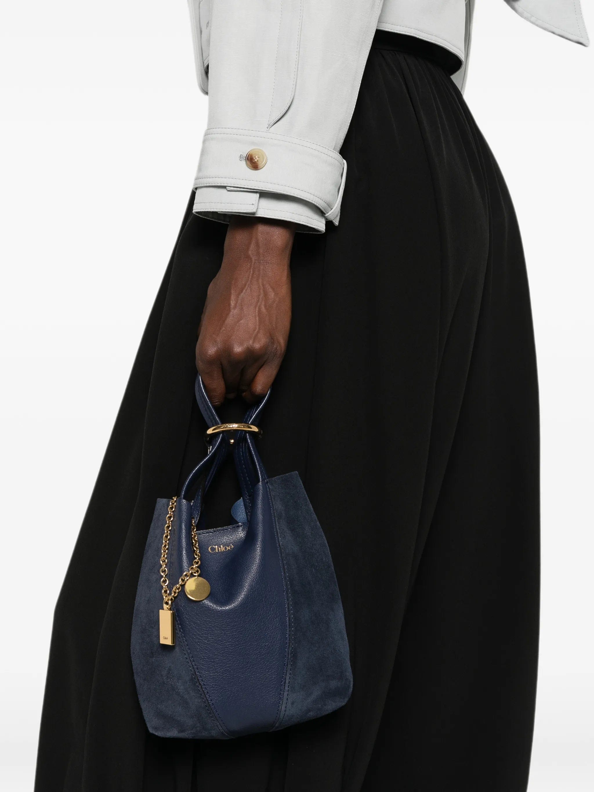 Chloé small Spin panelled tote bag