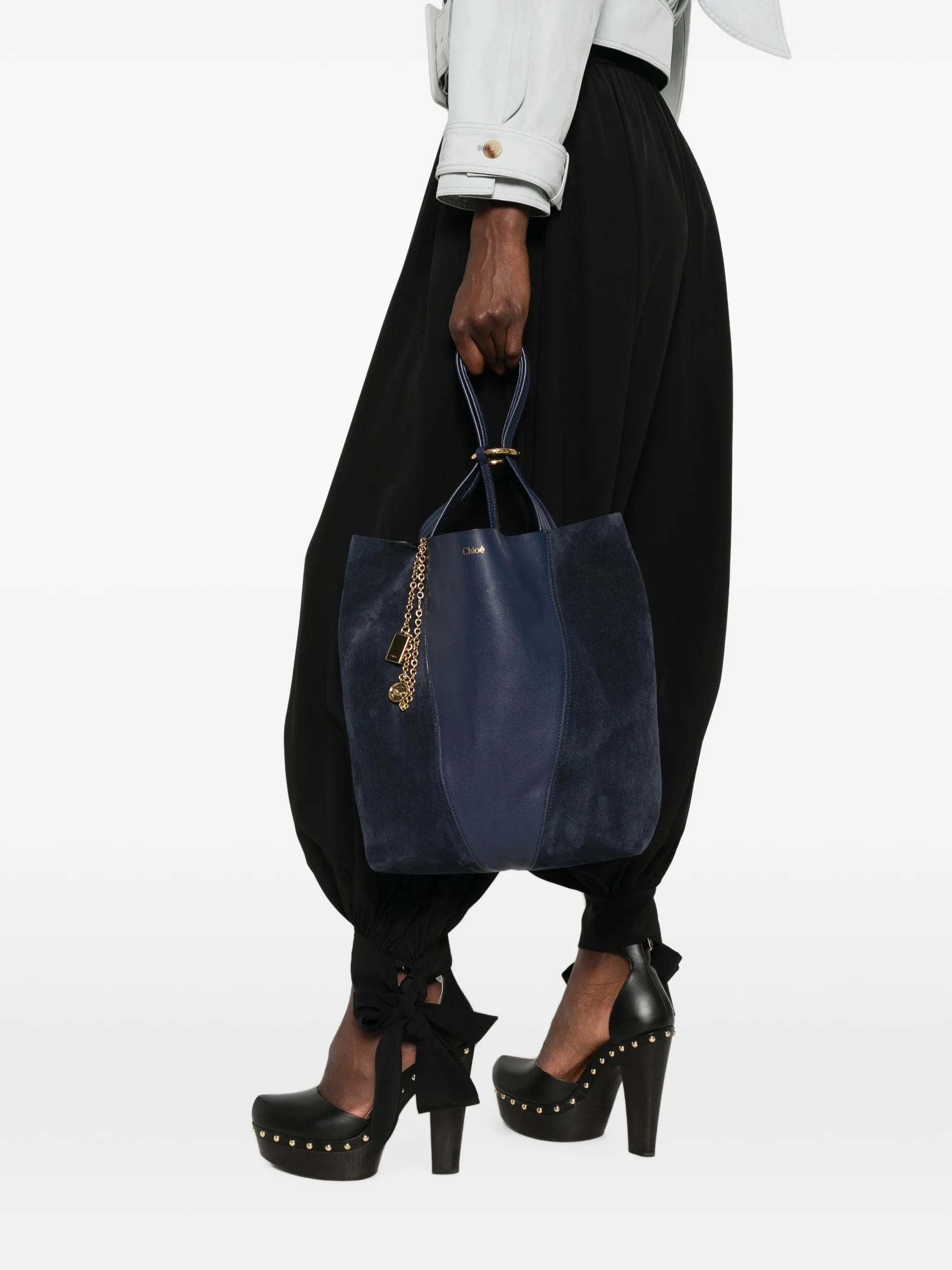 Chloé medium Spin panelled tote bag