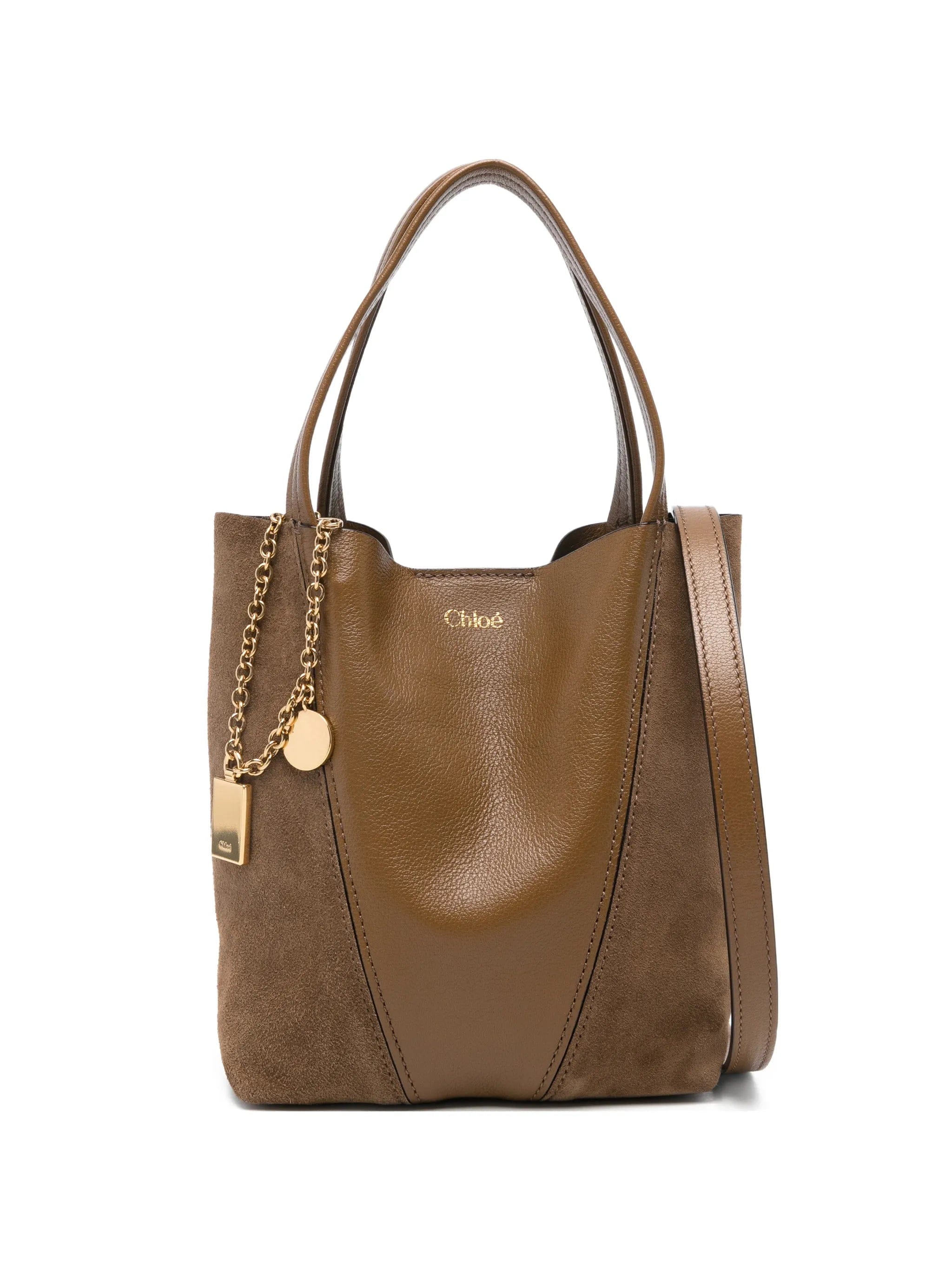 Chloé small Spin grained - leather tote bag