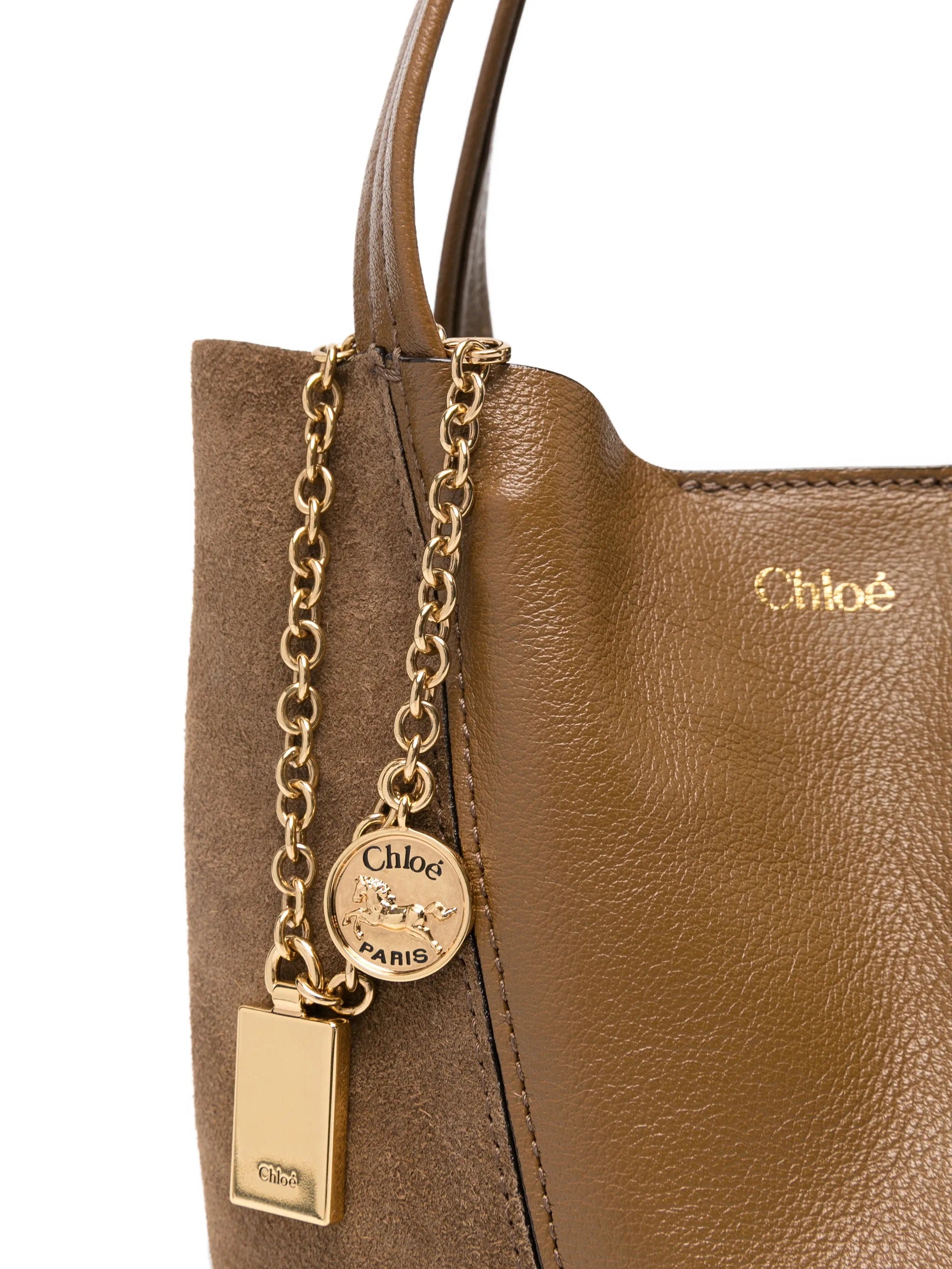 Chloé small Spin grained - leather tote bag