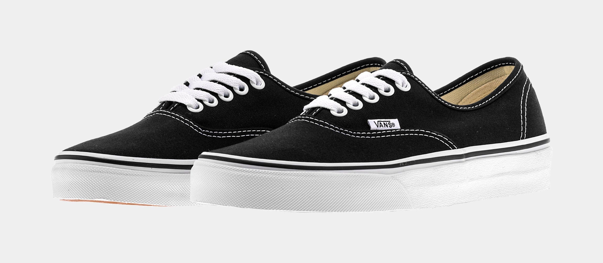 Vans Authentic Mens Skate Shoes (Black)