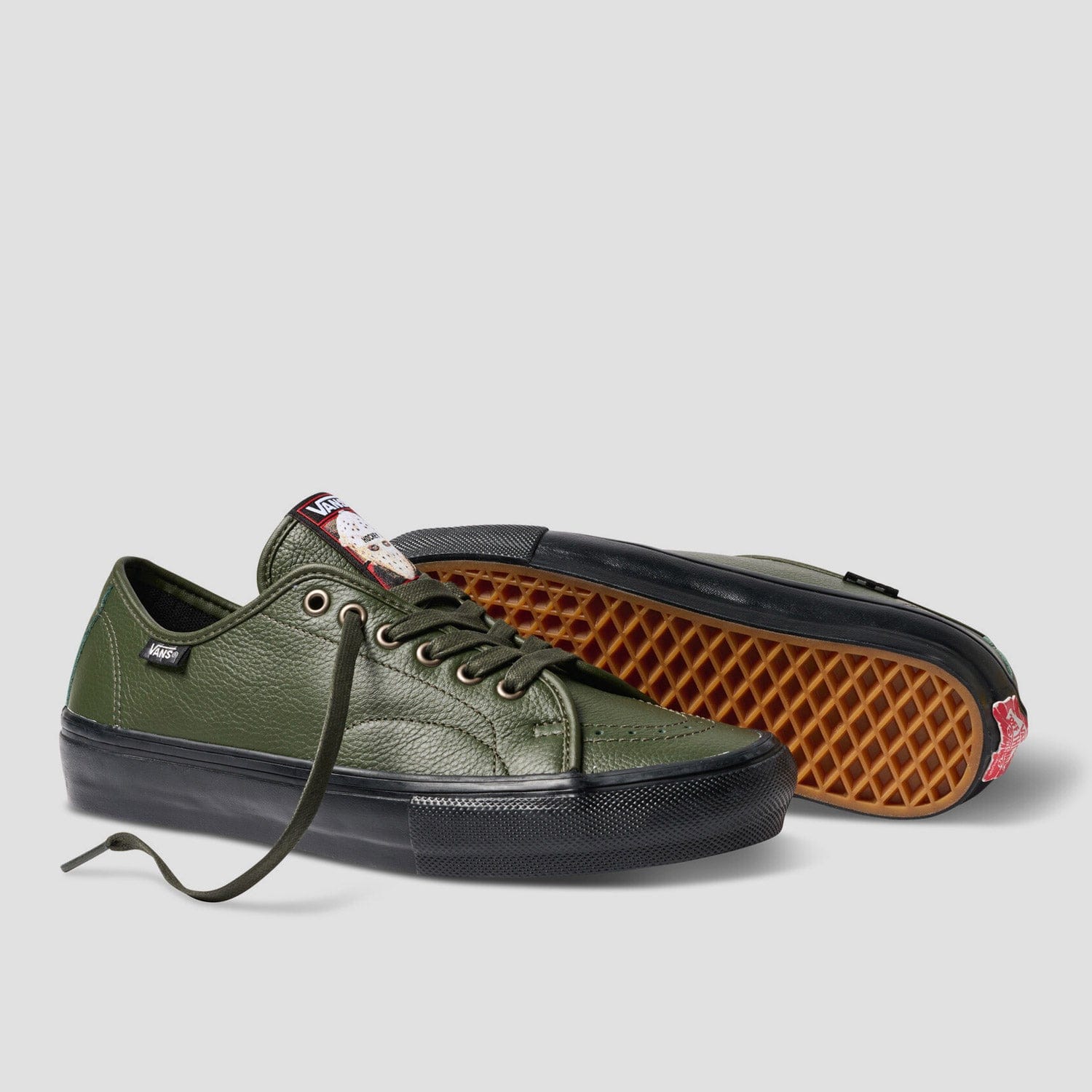 Vans x Hockey Skate AVE Classic Skate Shoes Green / Black