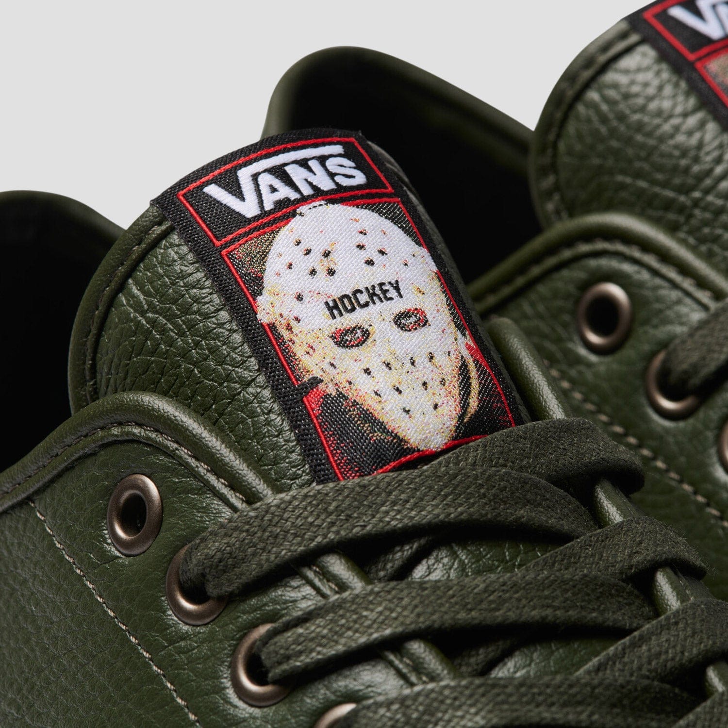 Vans x Hockey Skate AVE Classic Skate Shoes Green / Black