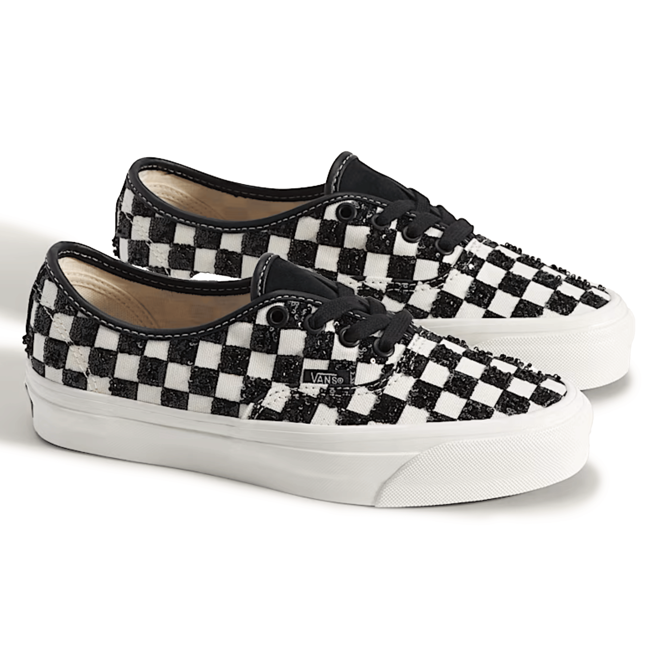 Vans Men's Premium Authentic Beaded Checkerboard Black/White