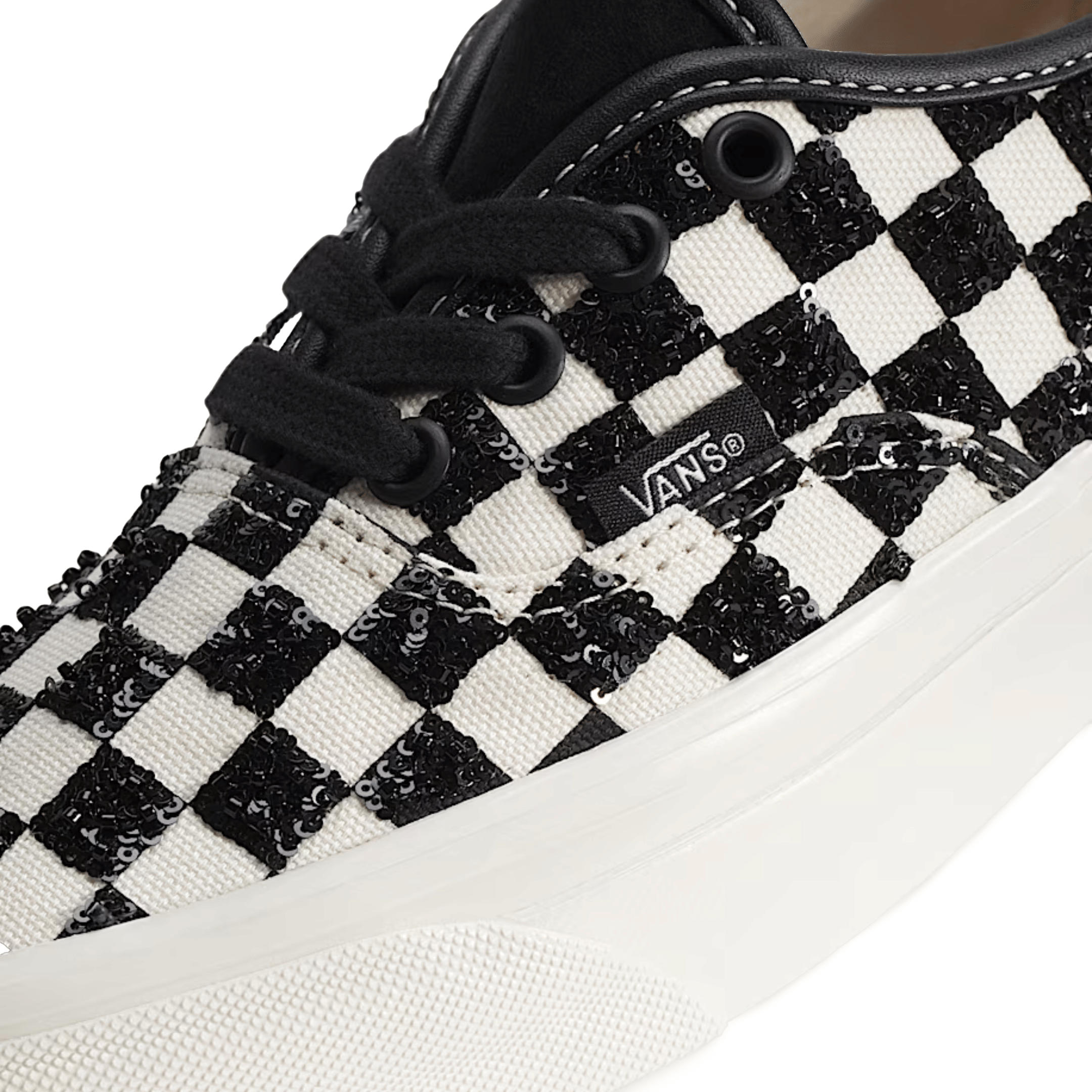 Vans Men's Premium Authentic Beaded Checkerboard Black/White