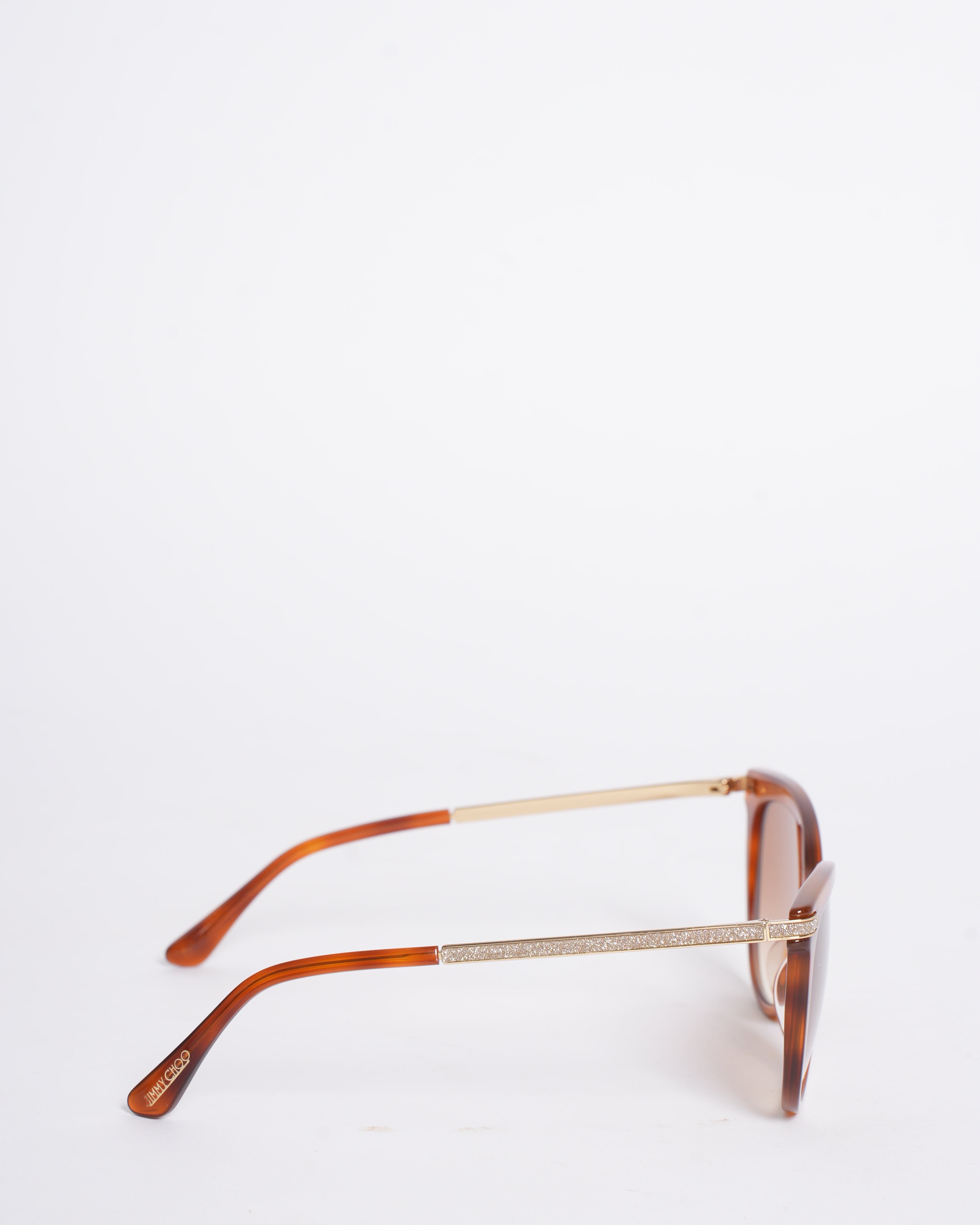 Jimmy Choo Brown Gradient Sunglasses