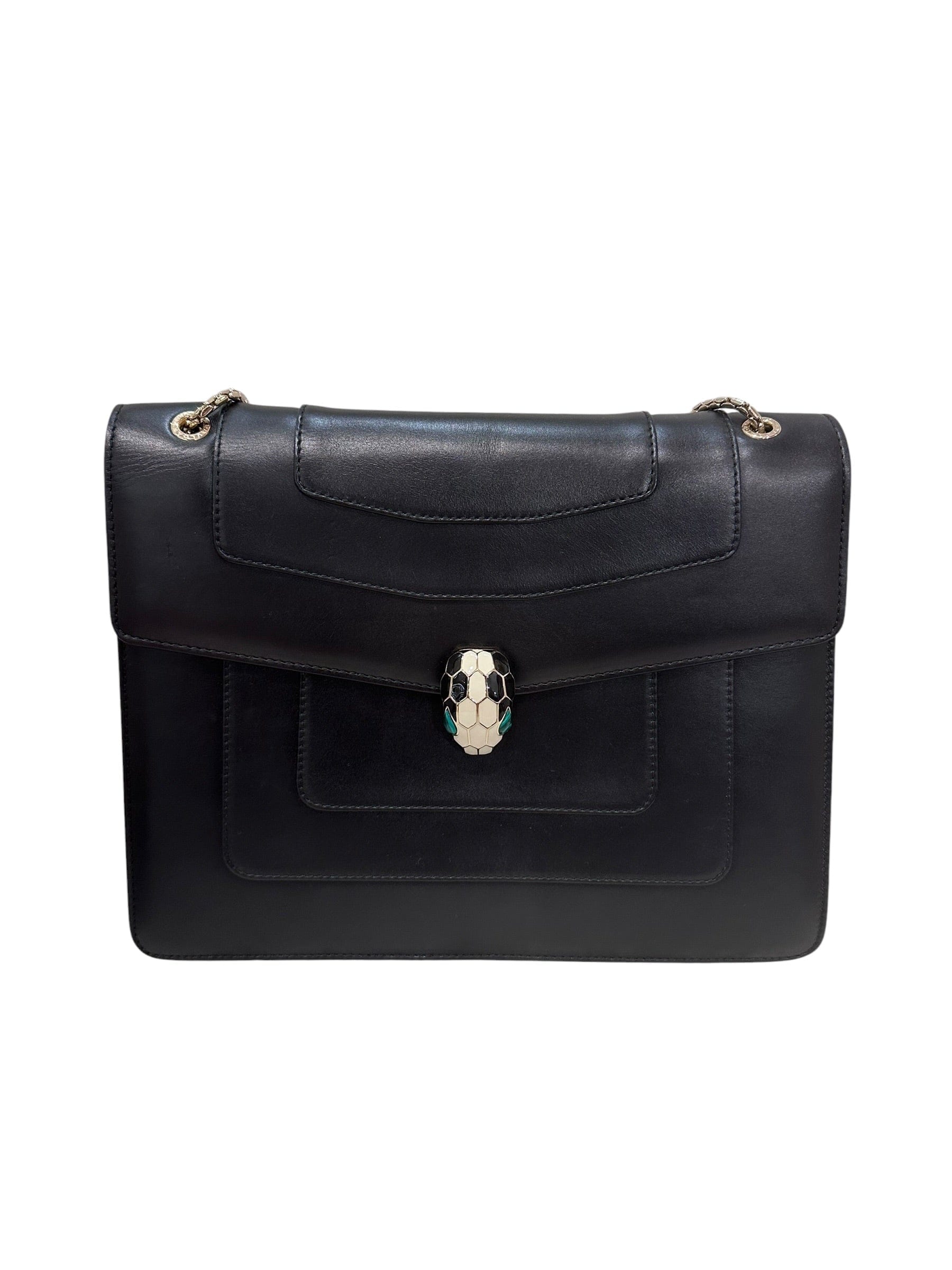 Bulgari Bvlgari Large Black Serpent Bag