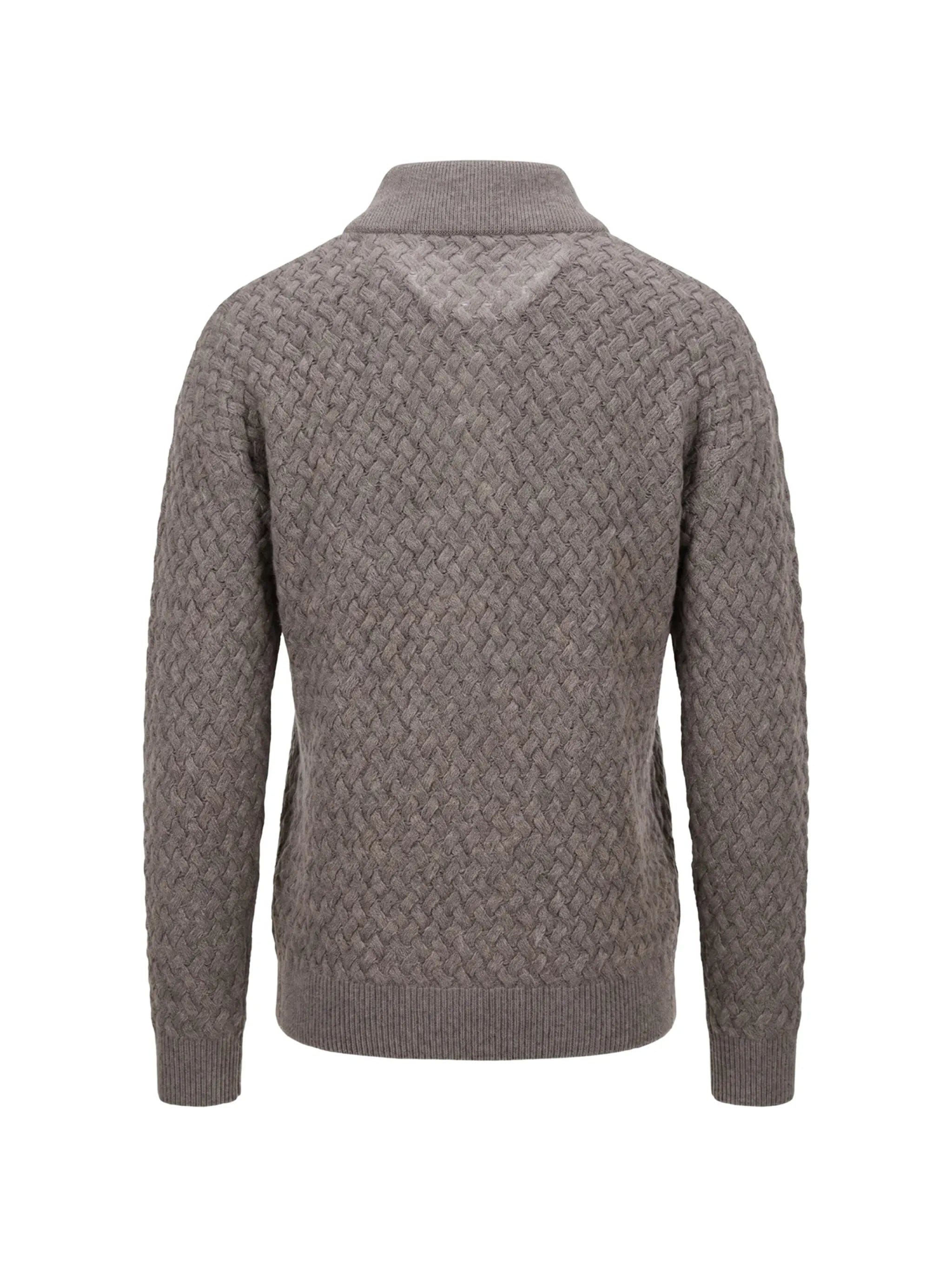 Bottega Veneta Intreccio - knit wool sweater