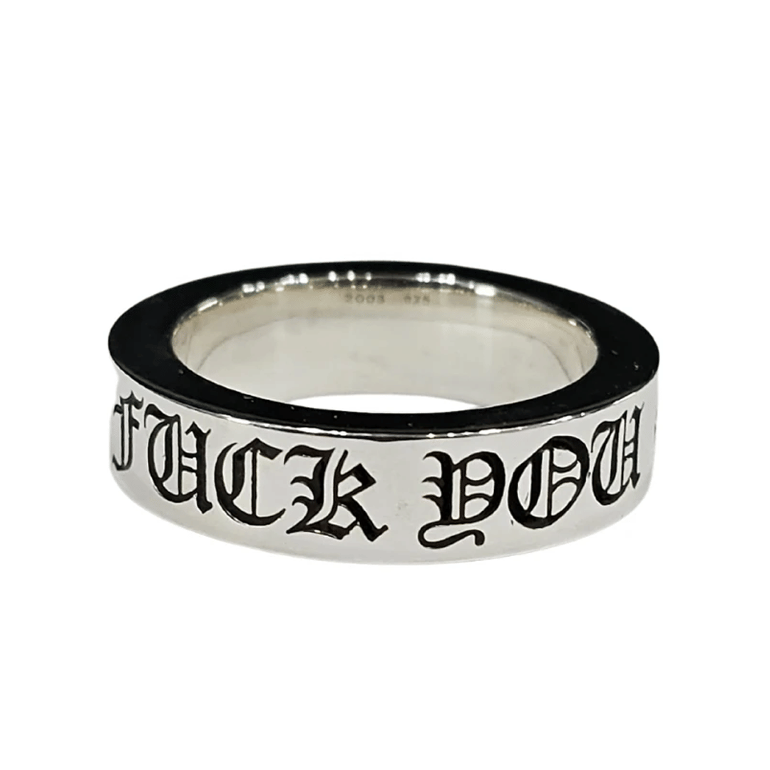 Chrome Hearts F*ck You Ring