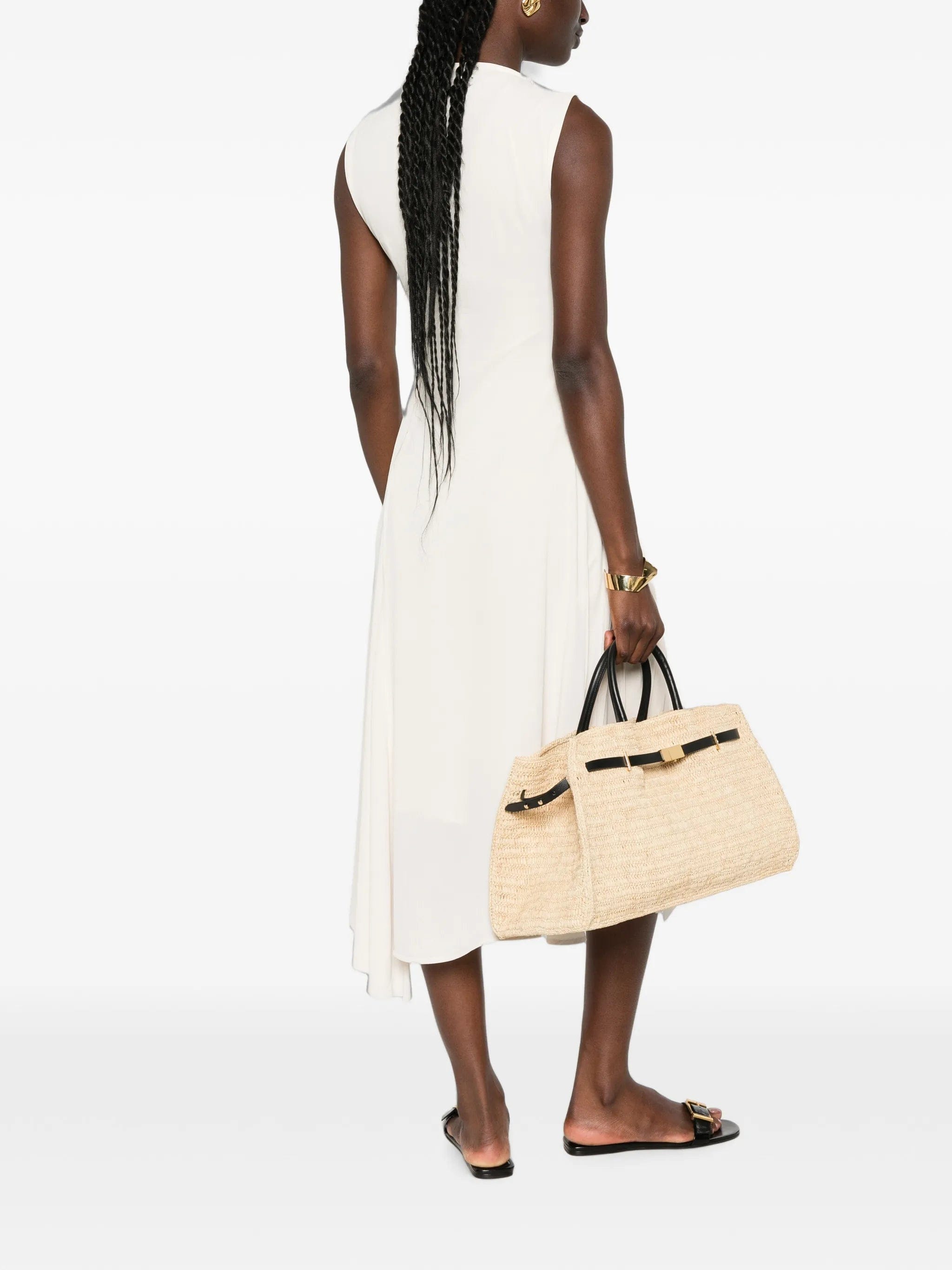 Demellier Hudson woven tote bag