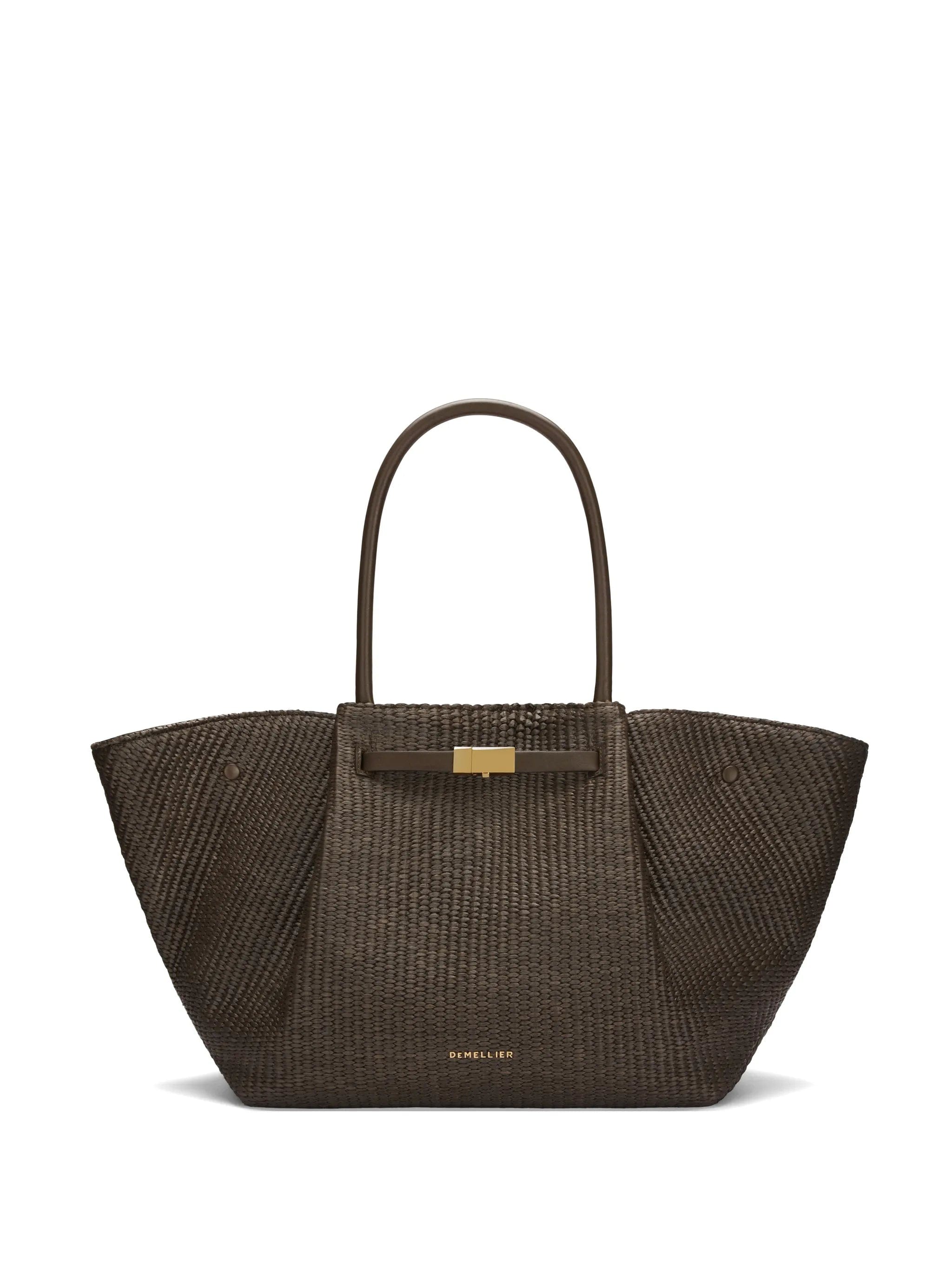 Demellier New York raffia tote bag