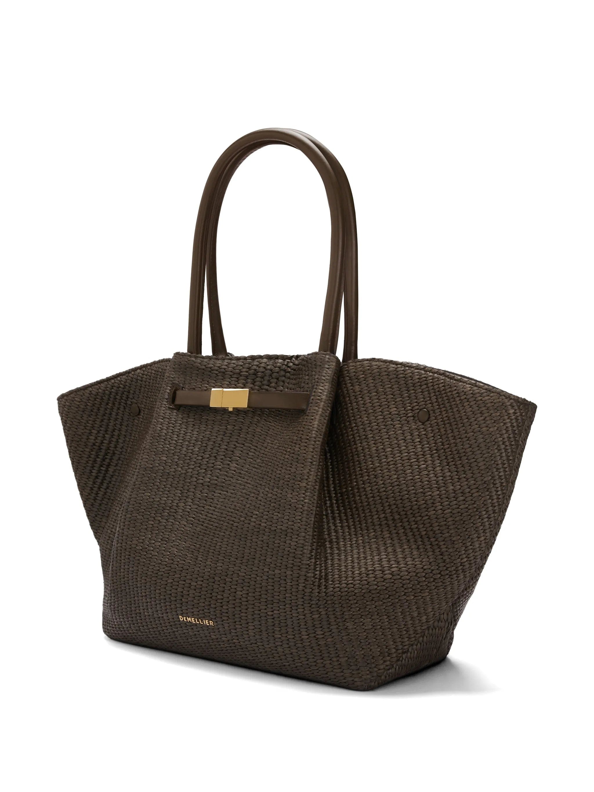 Demellier New York raffia tote bag