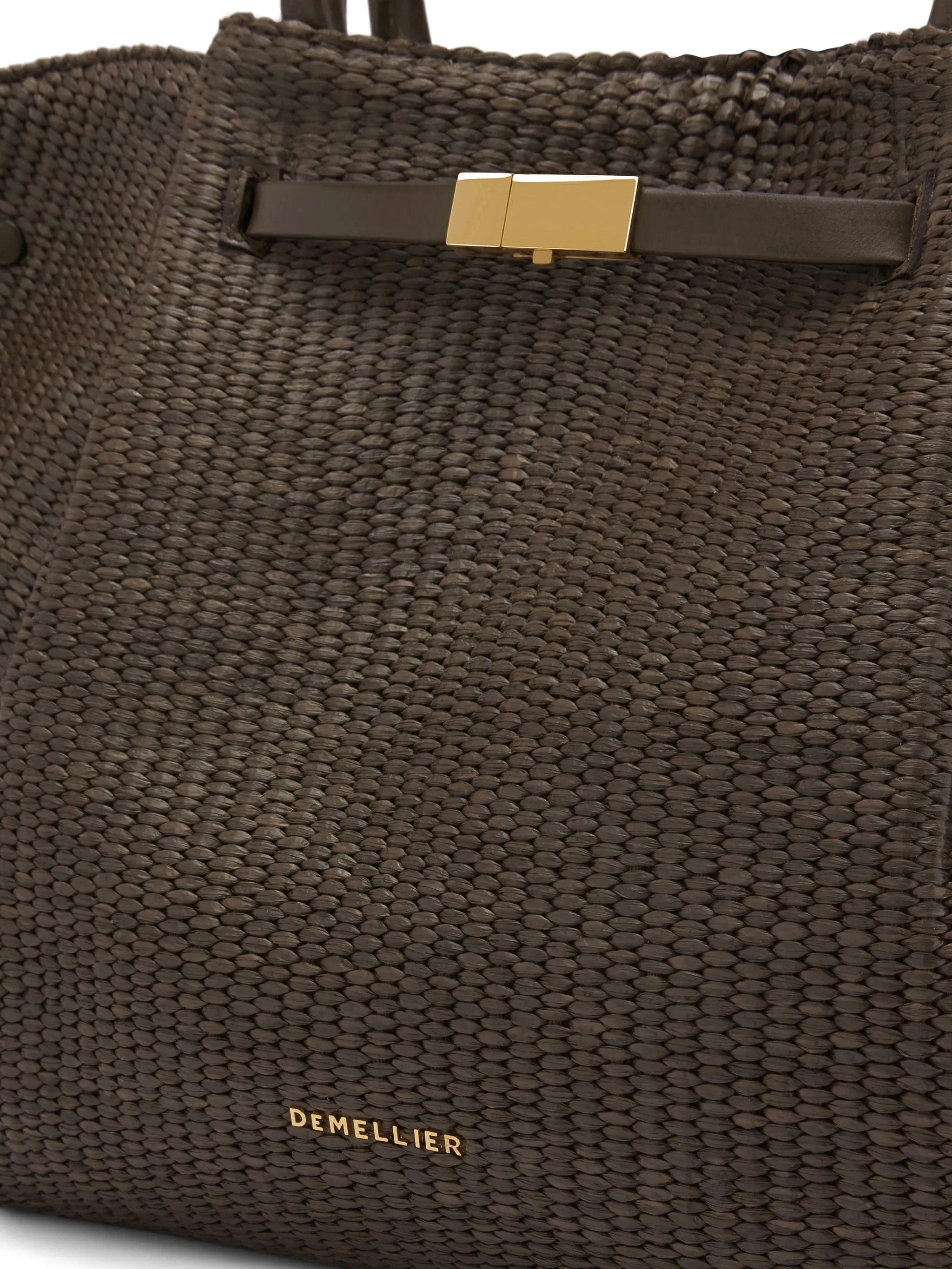 Demellier New York raffia tote bag