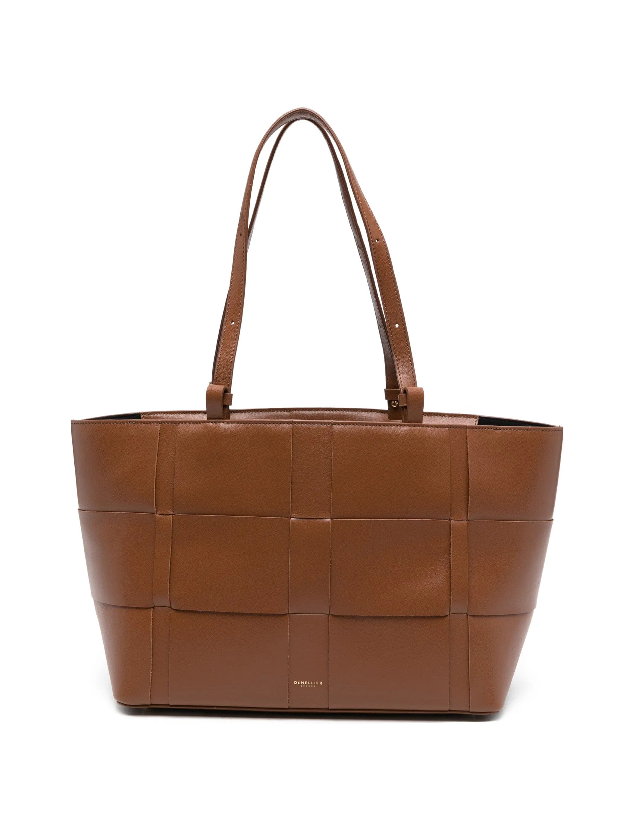 Demellier Florence woven leather florence tote bag