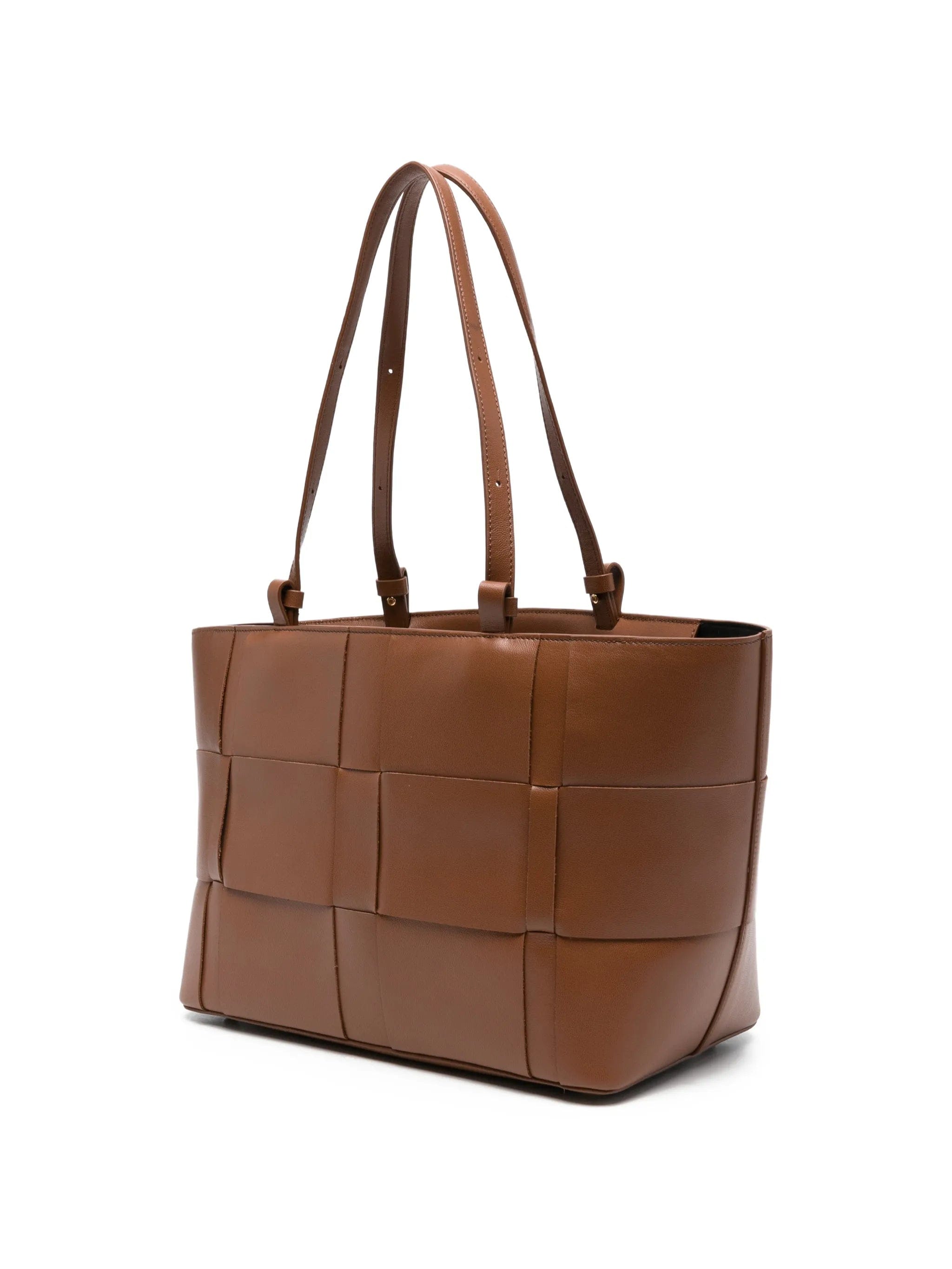 Demellier Florence woven leather florence tote bag
