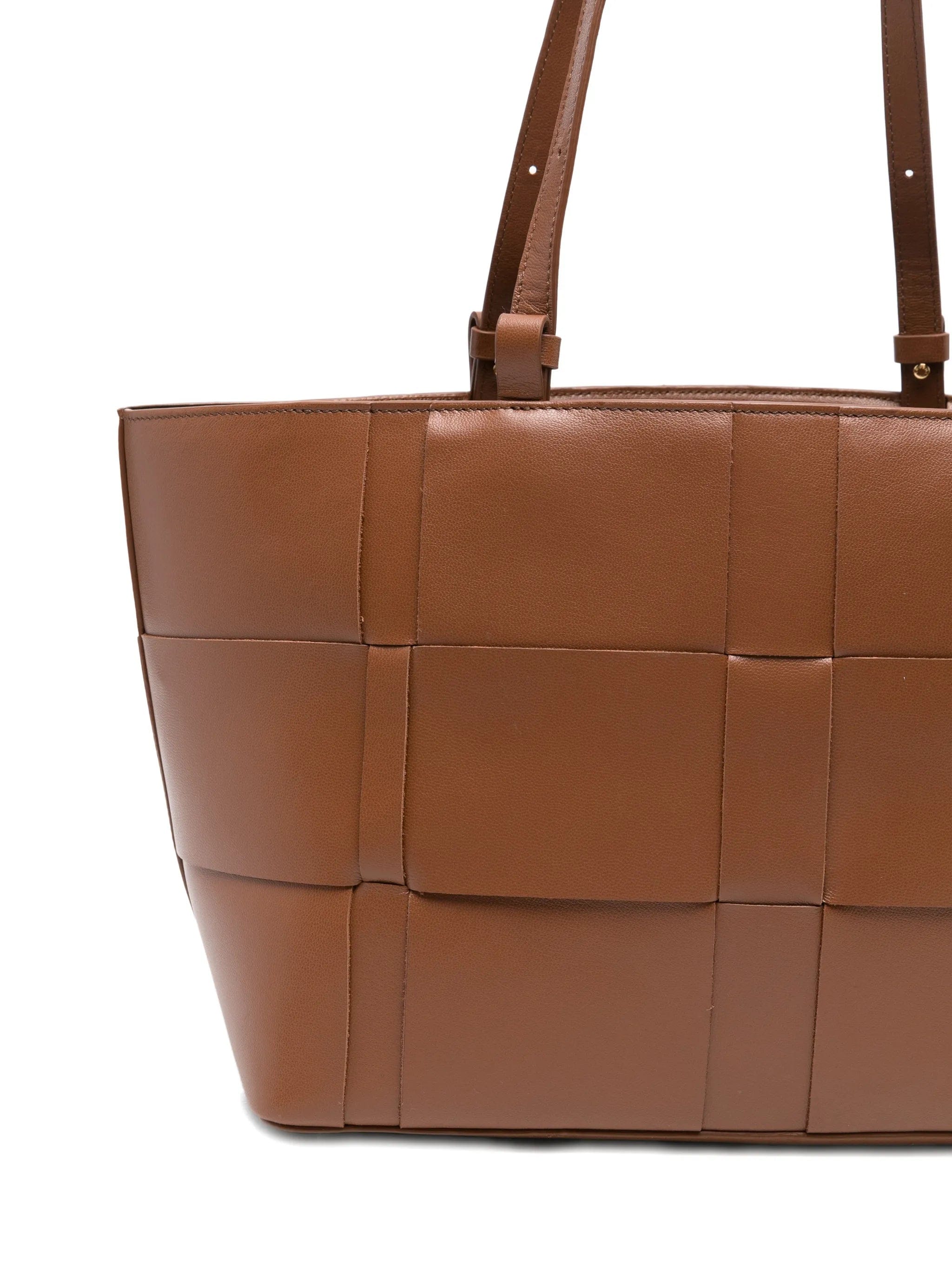 Demellier Florence woven leather florence tote bag