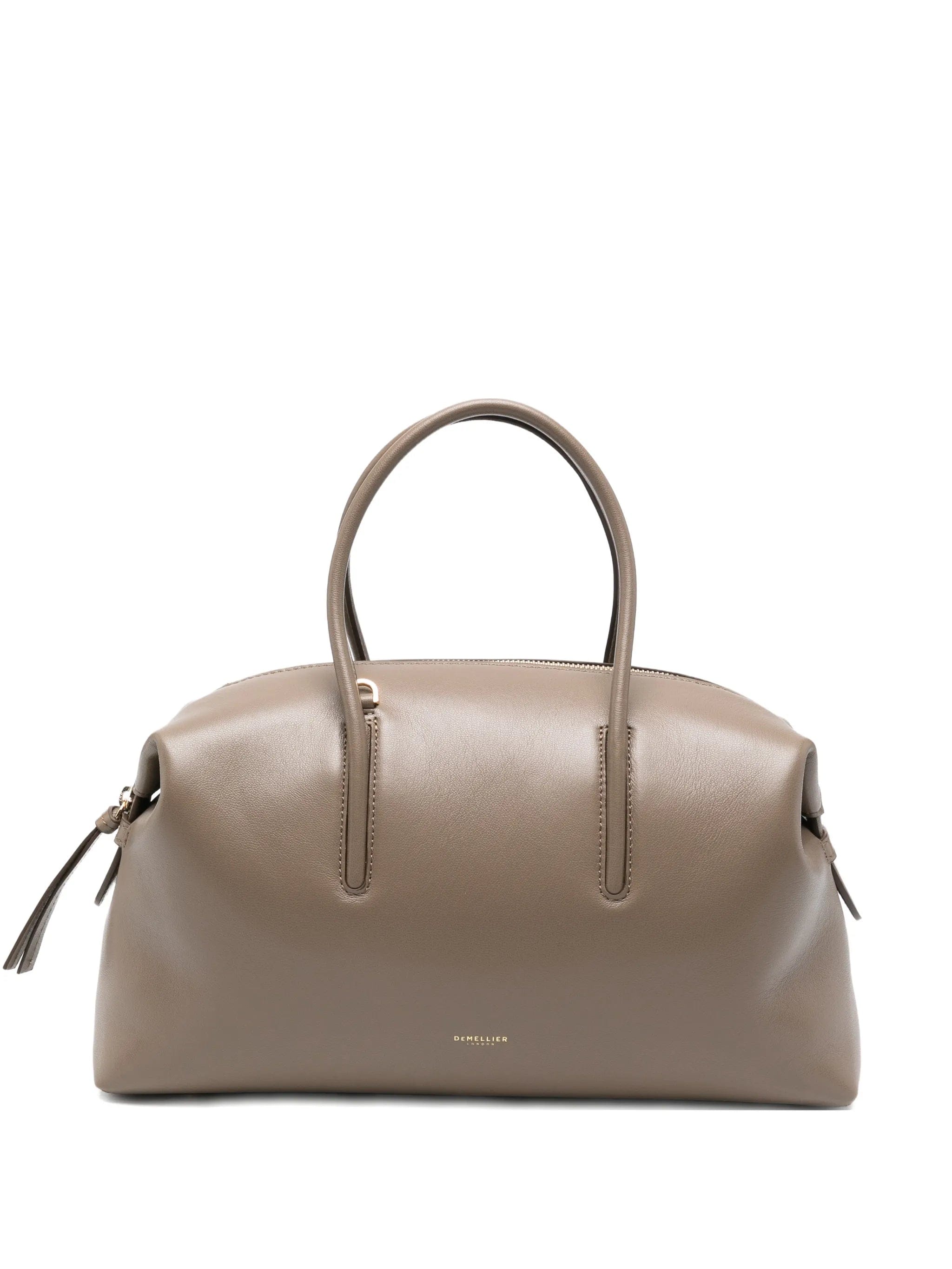 Demellier The Midi Stockholm top handle leather tote bag