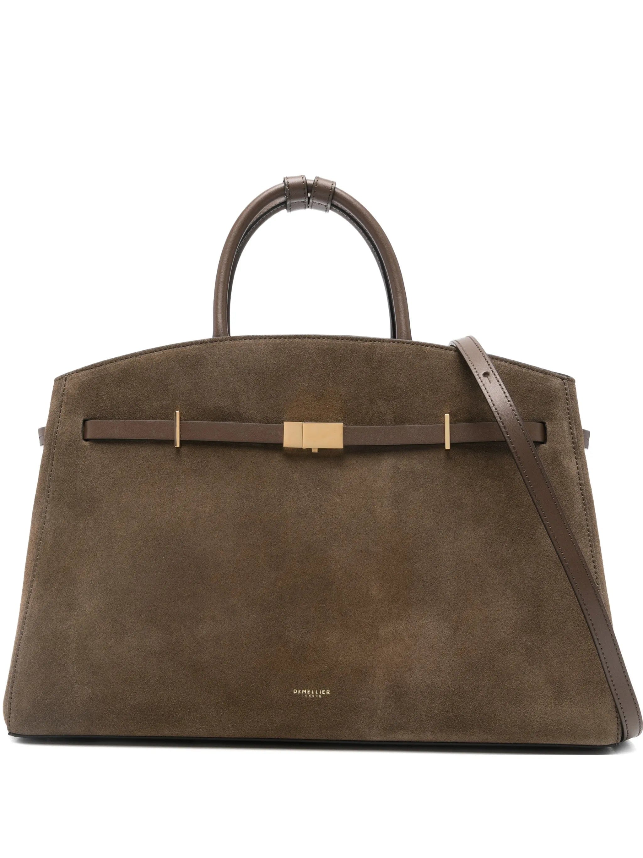 Demellier Hudson suede tote bag