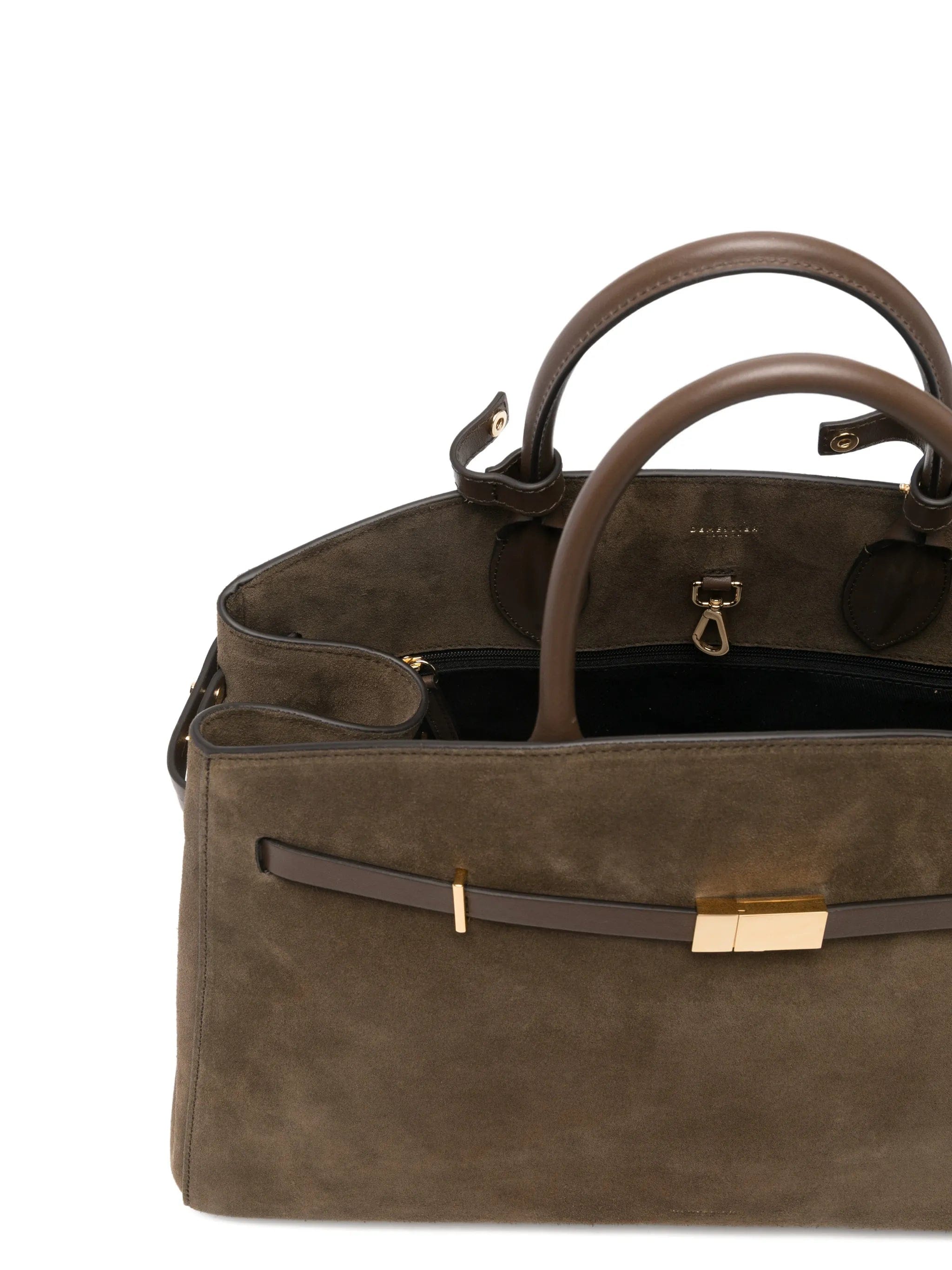 Demellier Hudson suede tote bag