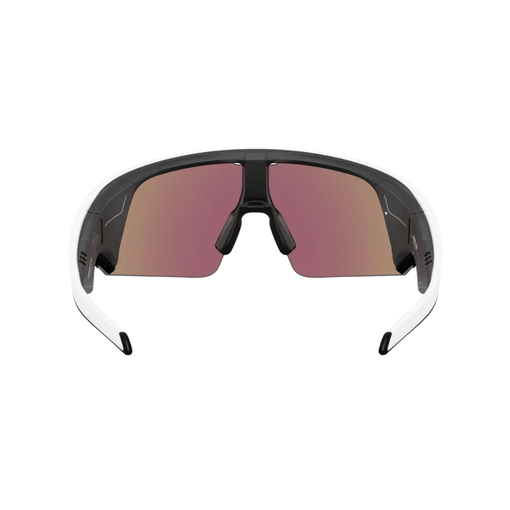 Meta x Oakley Sunglass Vanguard Prizm Sapphire Lenses with White Frame