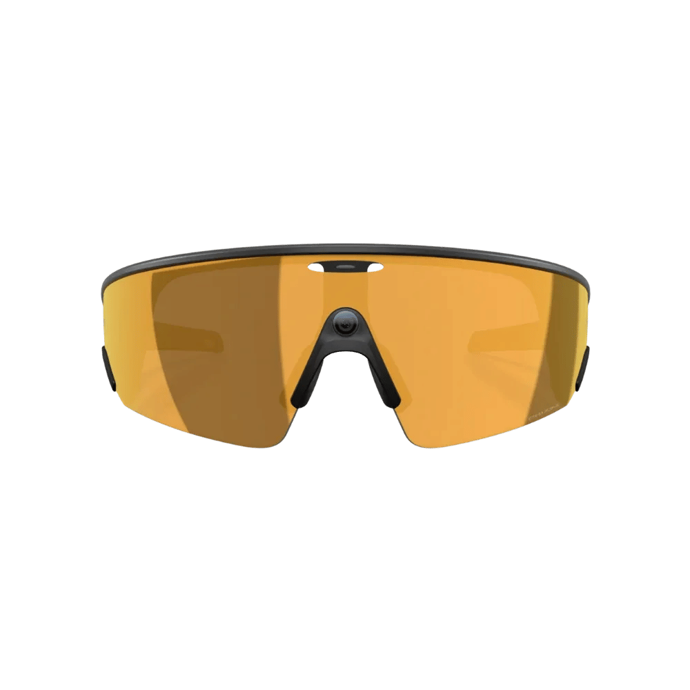 Meta x Oakley Sunglass Meta Vanguard Prizm 24k Lenses with Black Frame