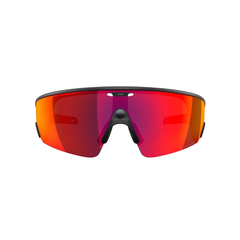 Meta x Oakley Sunglass Vanguard Prizm Road Lenses with Black Frame