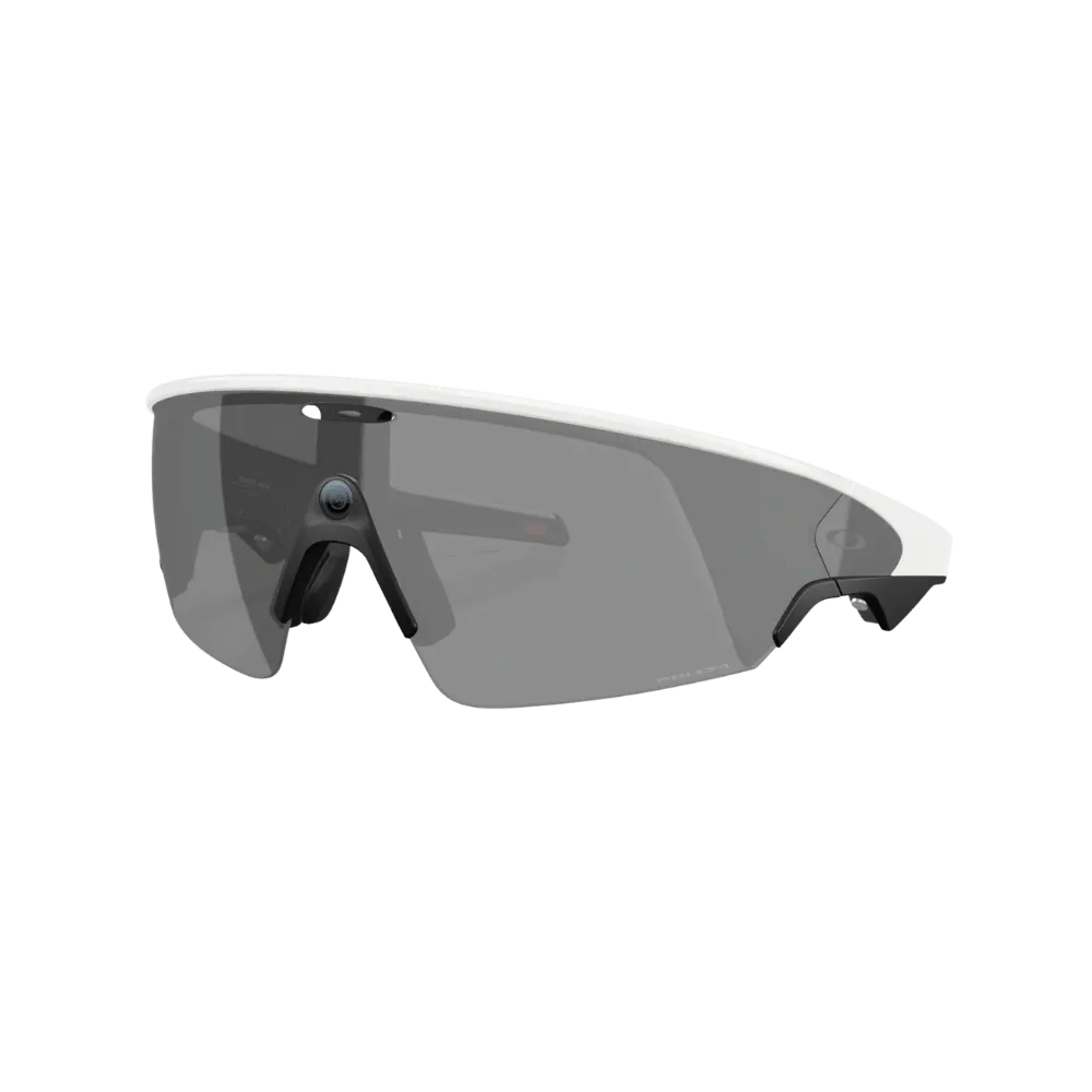 Meta x Oakley Sunglass Vanguard Prizm Black Lenses with White Frame