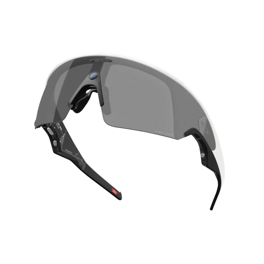 Meta x Oakley Sunglass Vanguard Prizm Black Lenses with White Frame