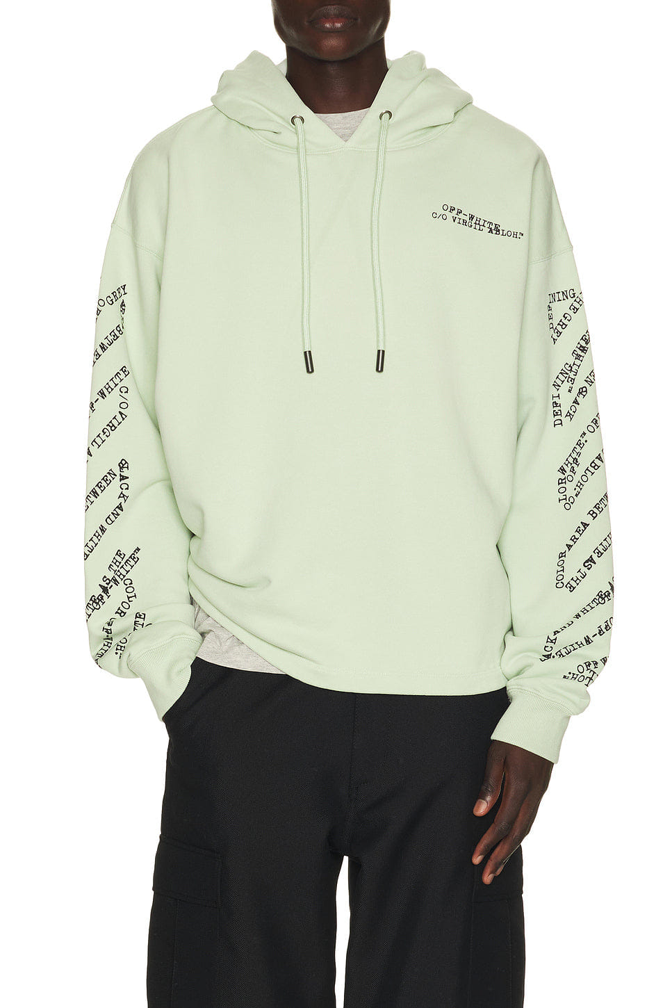 OFF-WHITE Type Arrow Loose Hoodie
