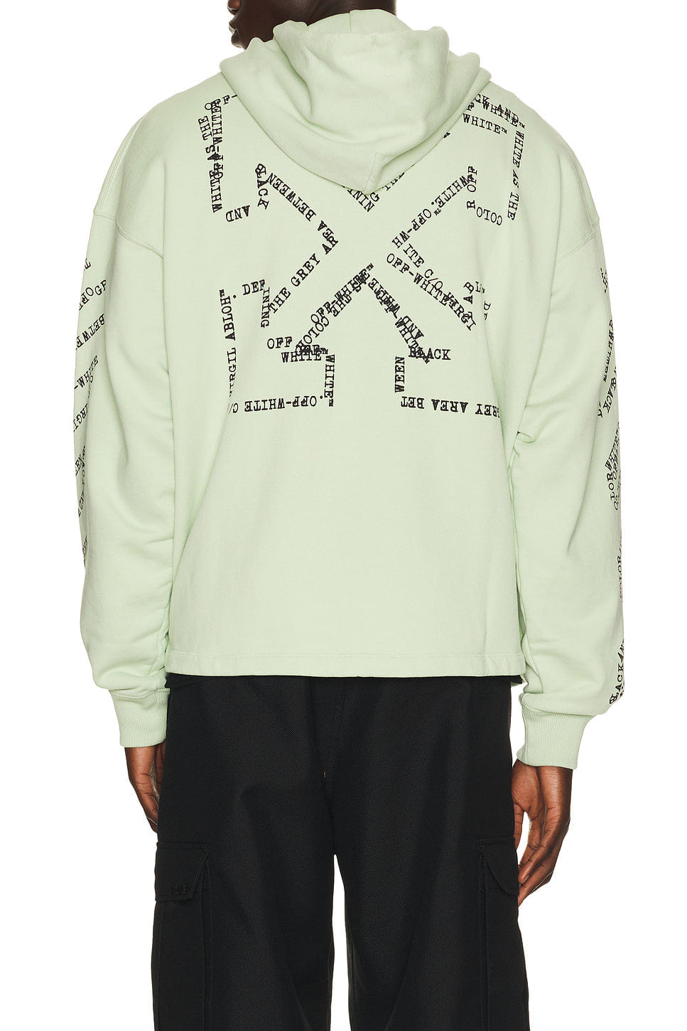 OFF-WHITE Type Arrow Loose Hoodie