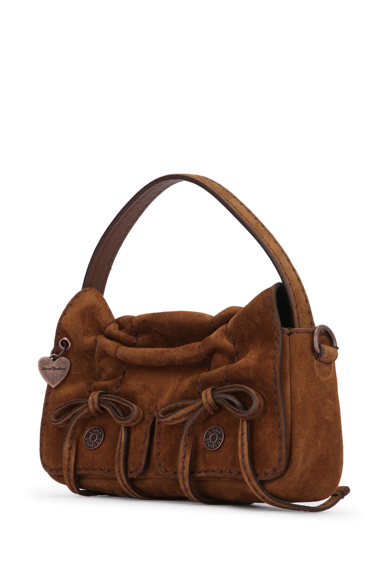 Acne Studios Women Multipocket Micro Crossbody Suede