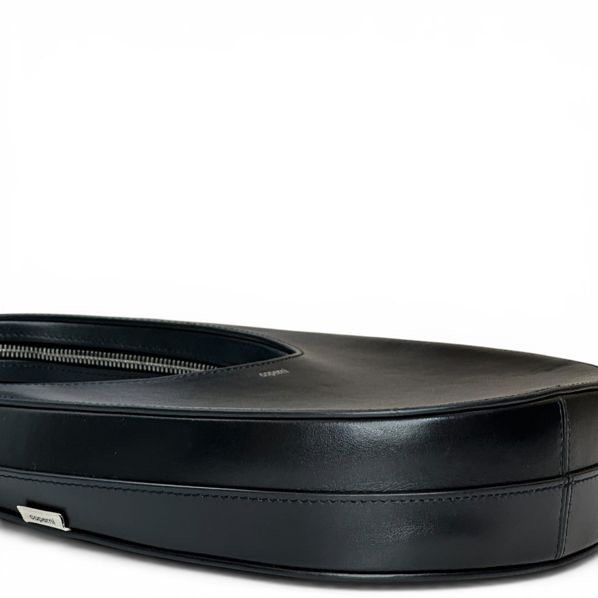 Coperni Swipe black leather handbag