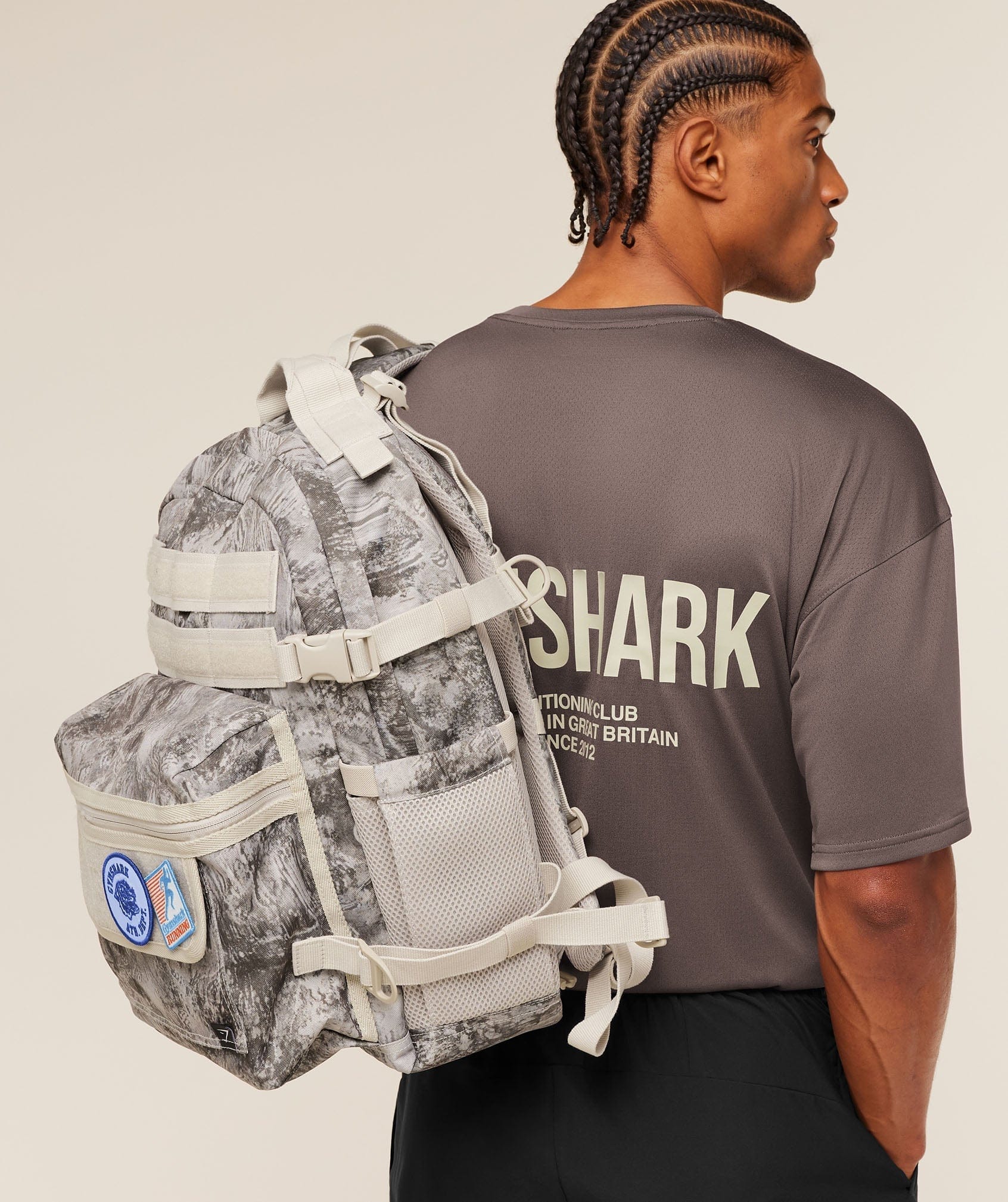Gymshark Women's Gymshark Tactical Slouch Backpack Pebble Grey