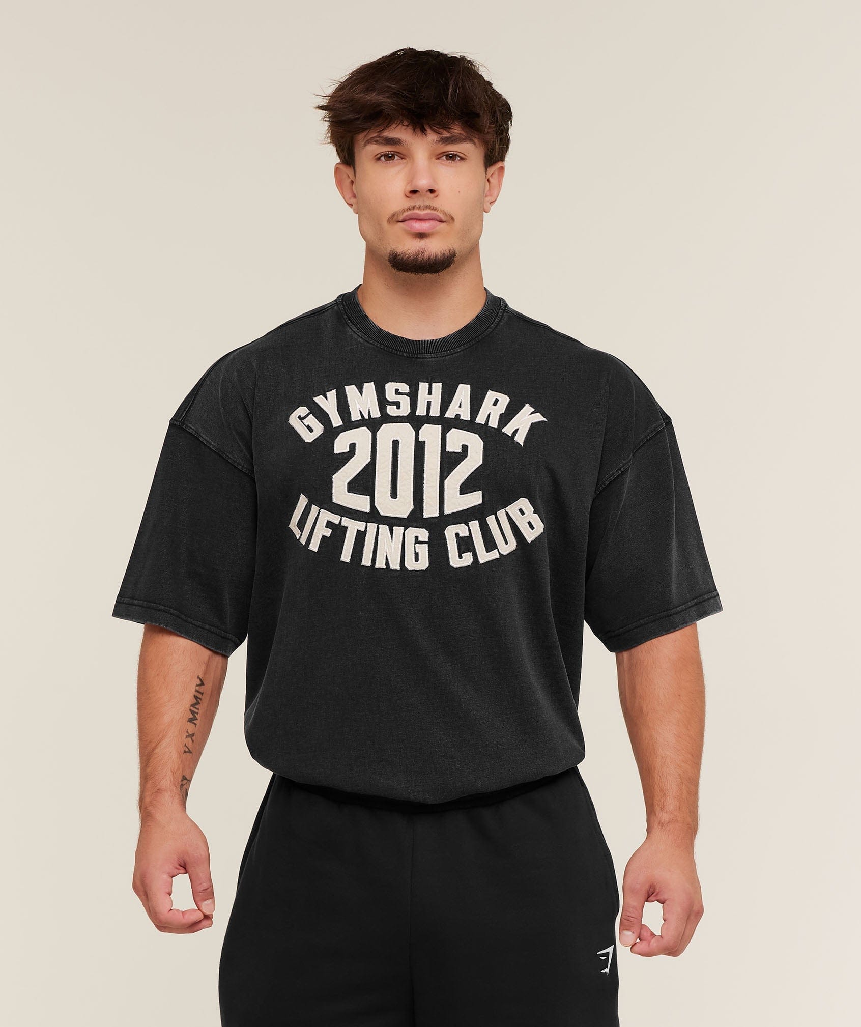 Gymshark 2012 Lifting Club T - Shirt Black