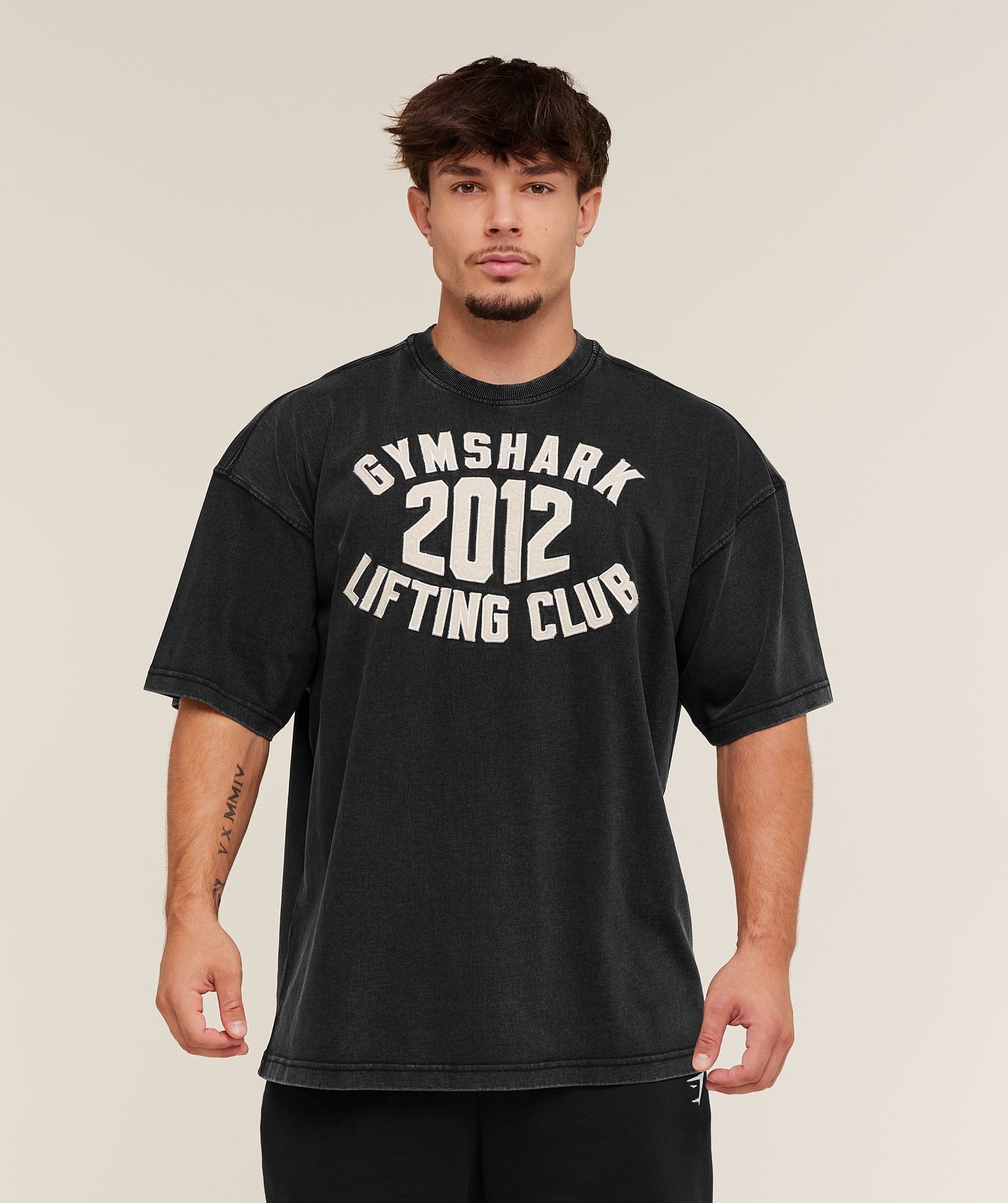 Gymshark 2012 Lifting Club T - Shirt Black
