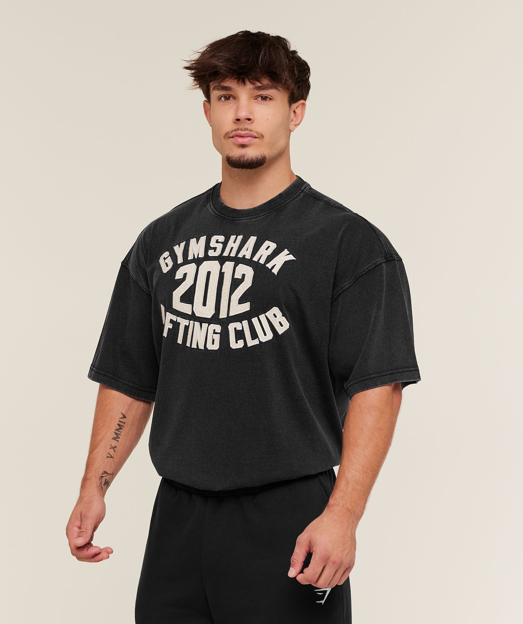 Gymshark 2012 Lifting Club T - Shirt Black