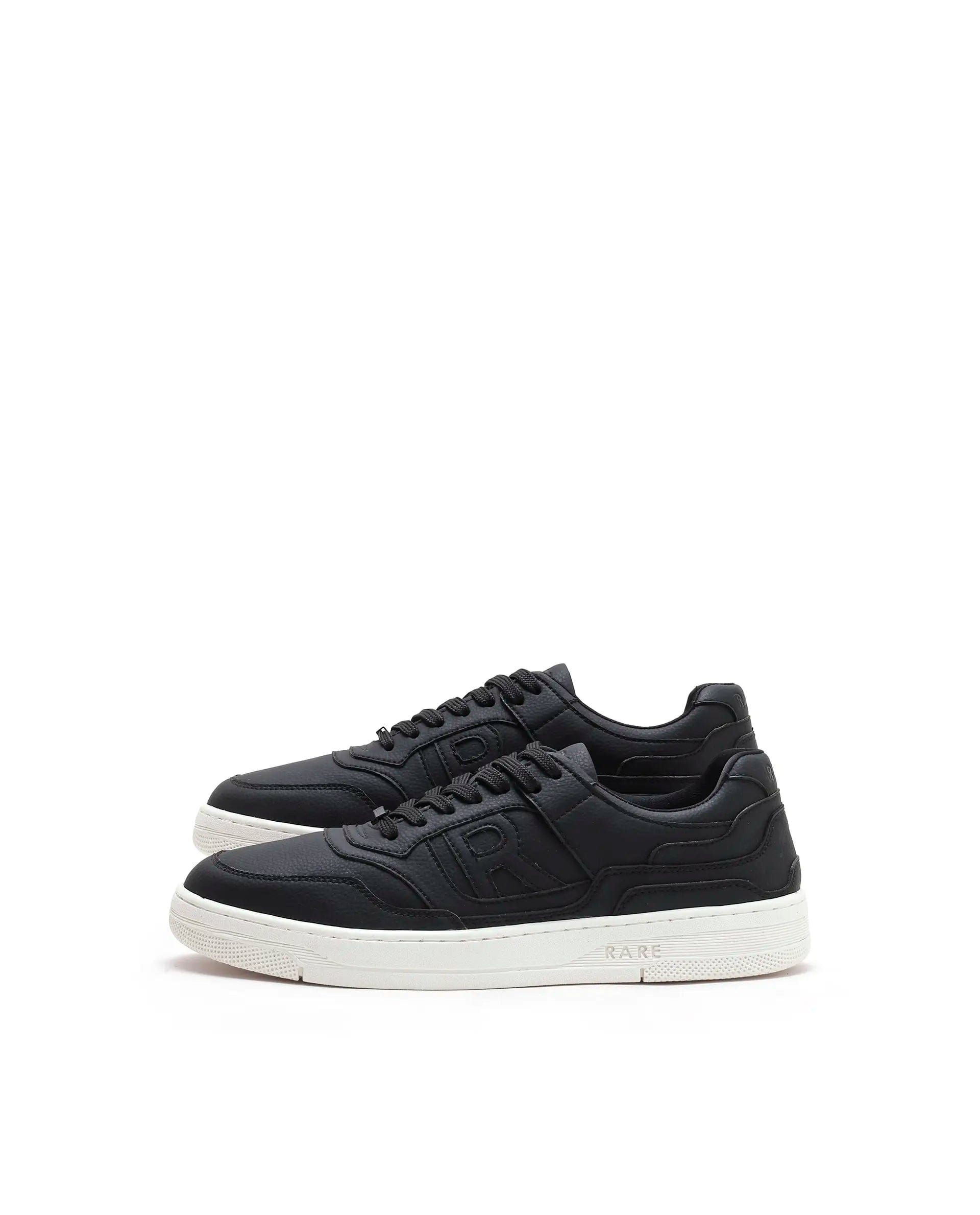 Rarez Men's Gabrix Black Regular Micro Fiber Sneaker