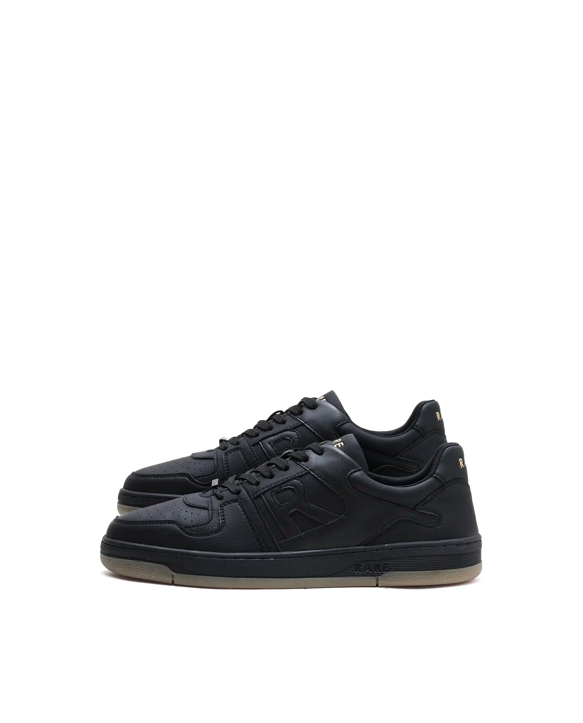 Rarez Men's Zyro Black Micro Fiber Sneaker