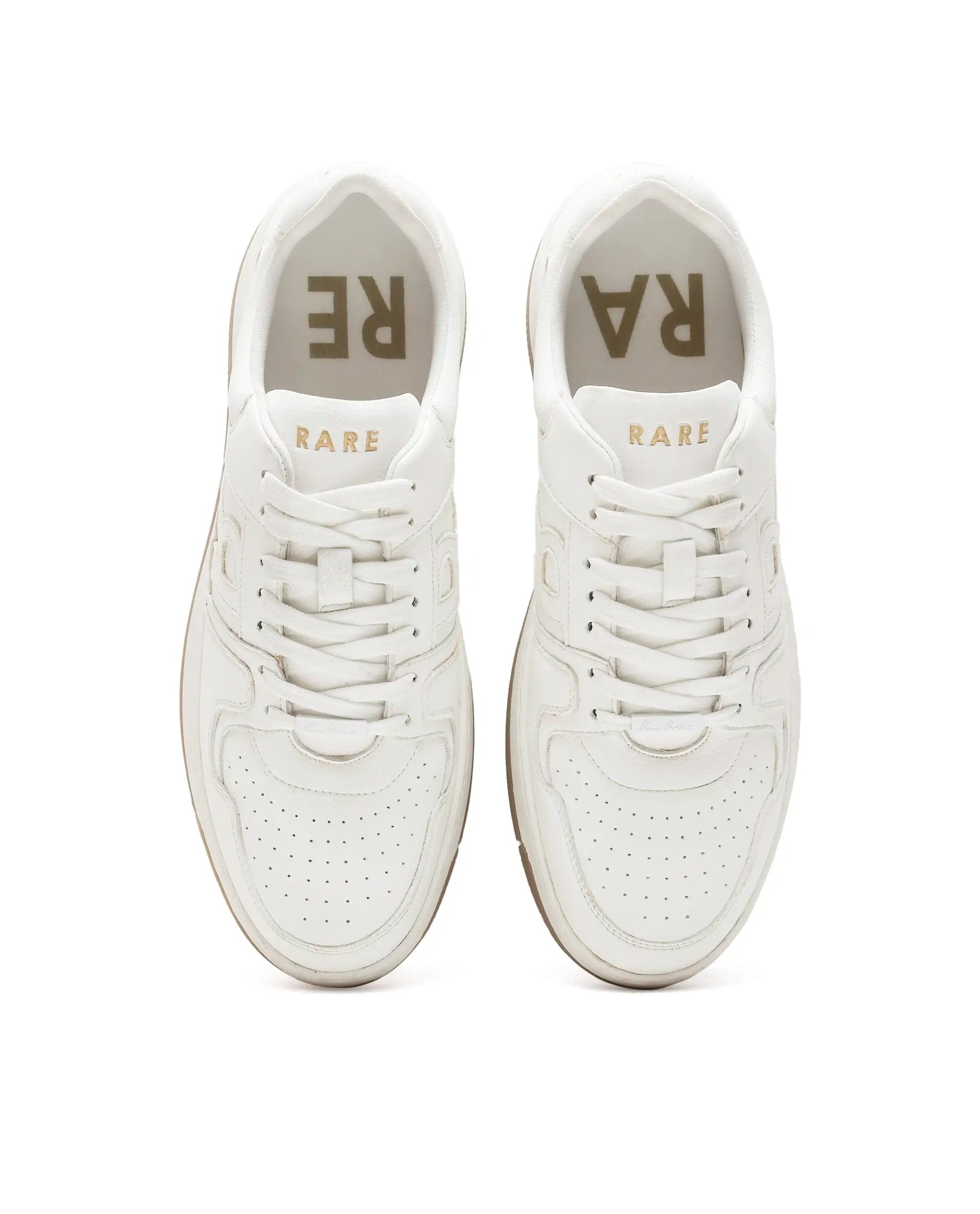 Rarez Men's Zyro White Regular Micro Fiber Sneaker