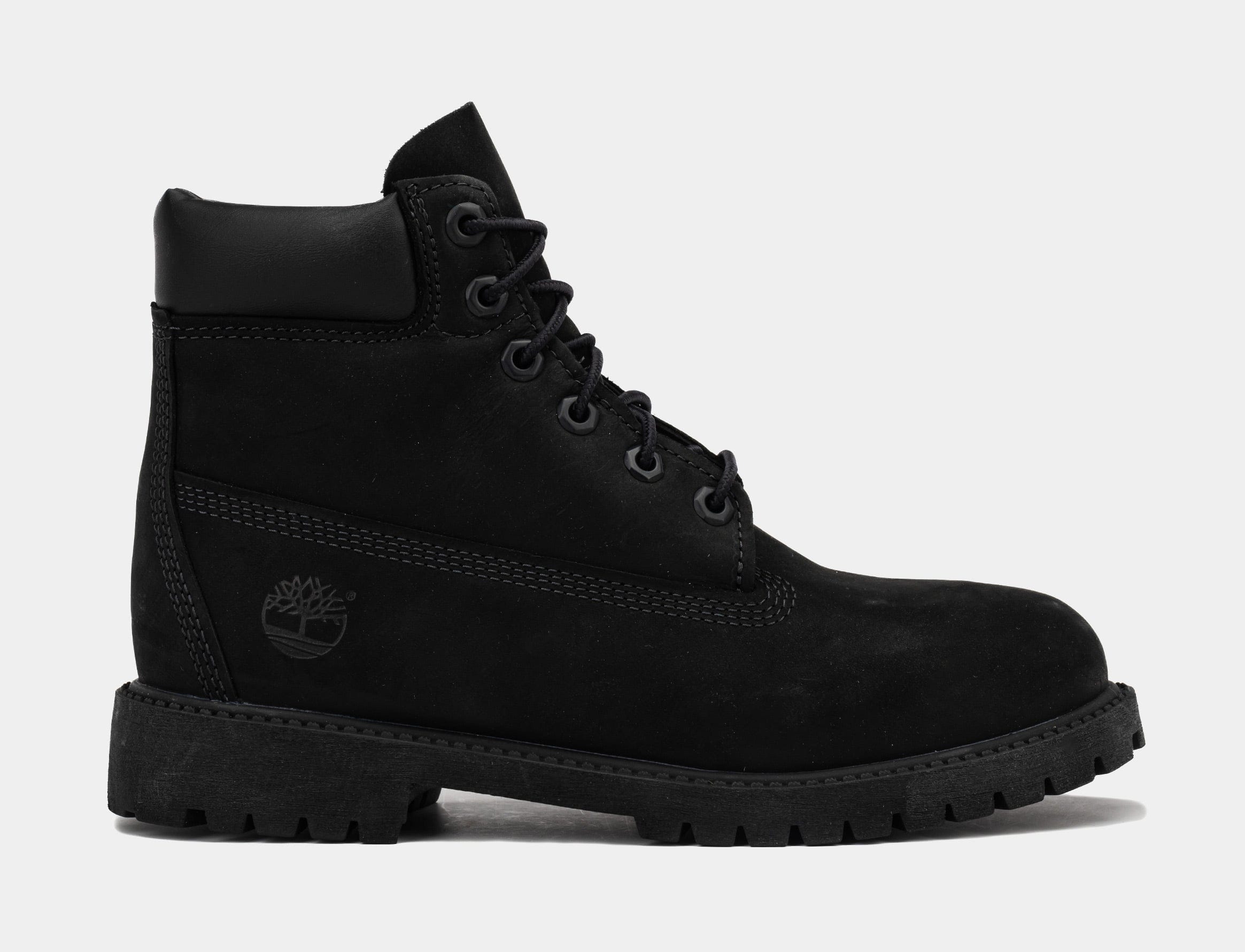 Timberland 6 Inch Premium Grade School Boot (Black)