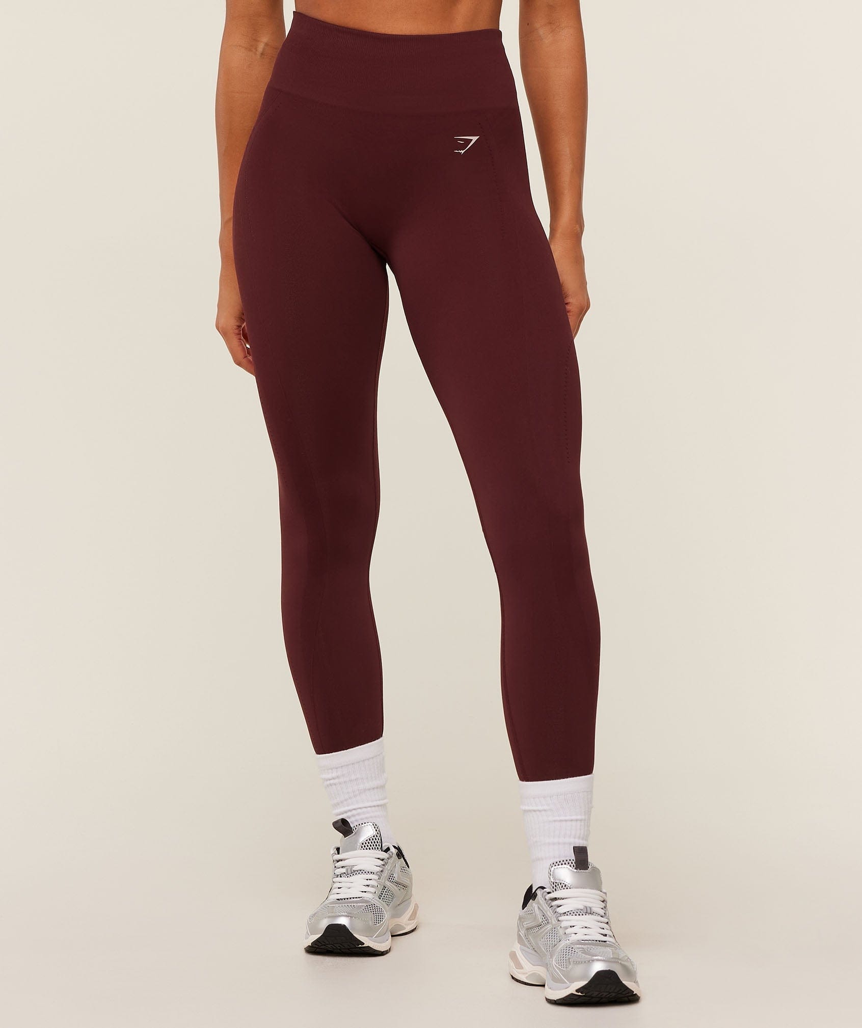 Gymshark Women's Gymshark Energise Seamless Leggings Rich Maroon