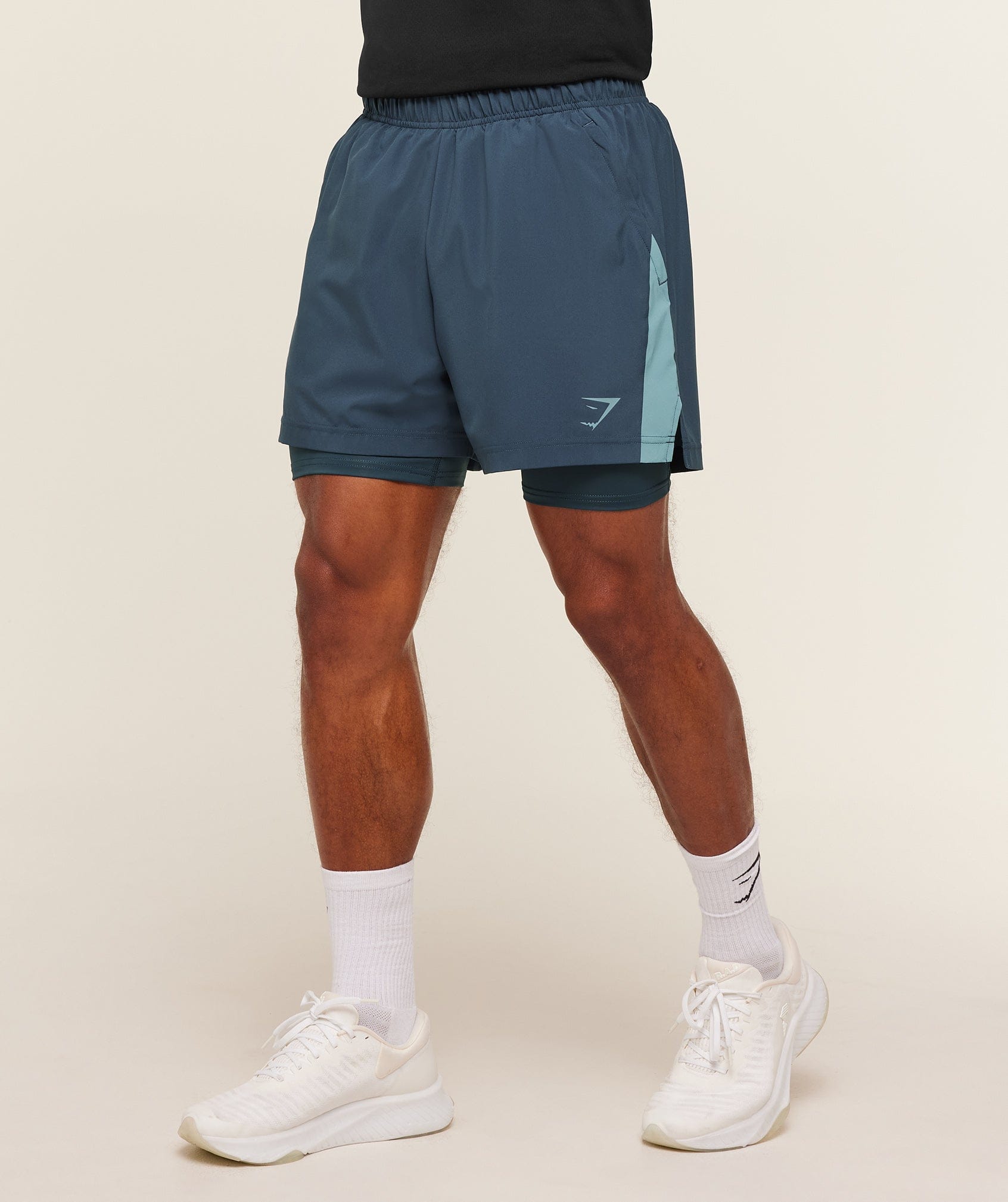 Gymshark Sport 5" 2 In 1 Shorts Stealth Blue
