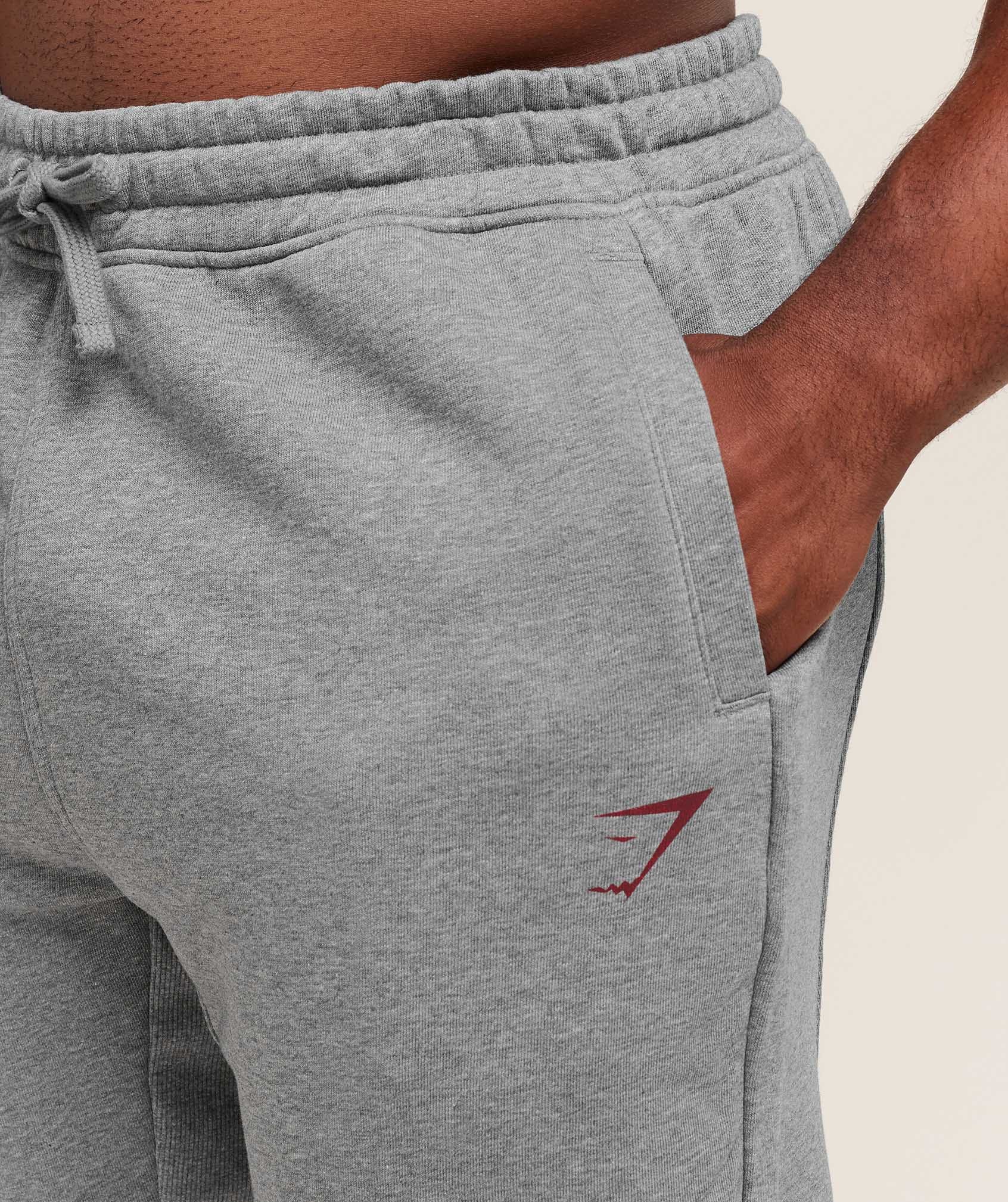 Gymshark Power Wordmark Joggers Charcoal Core Marl