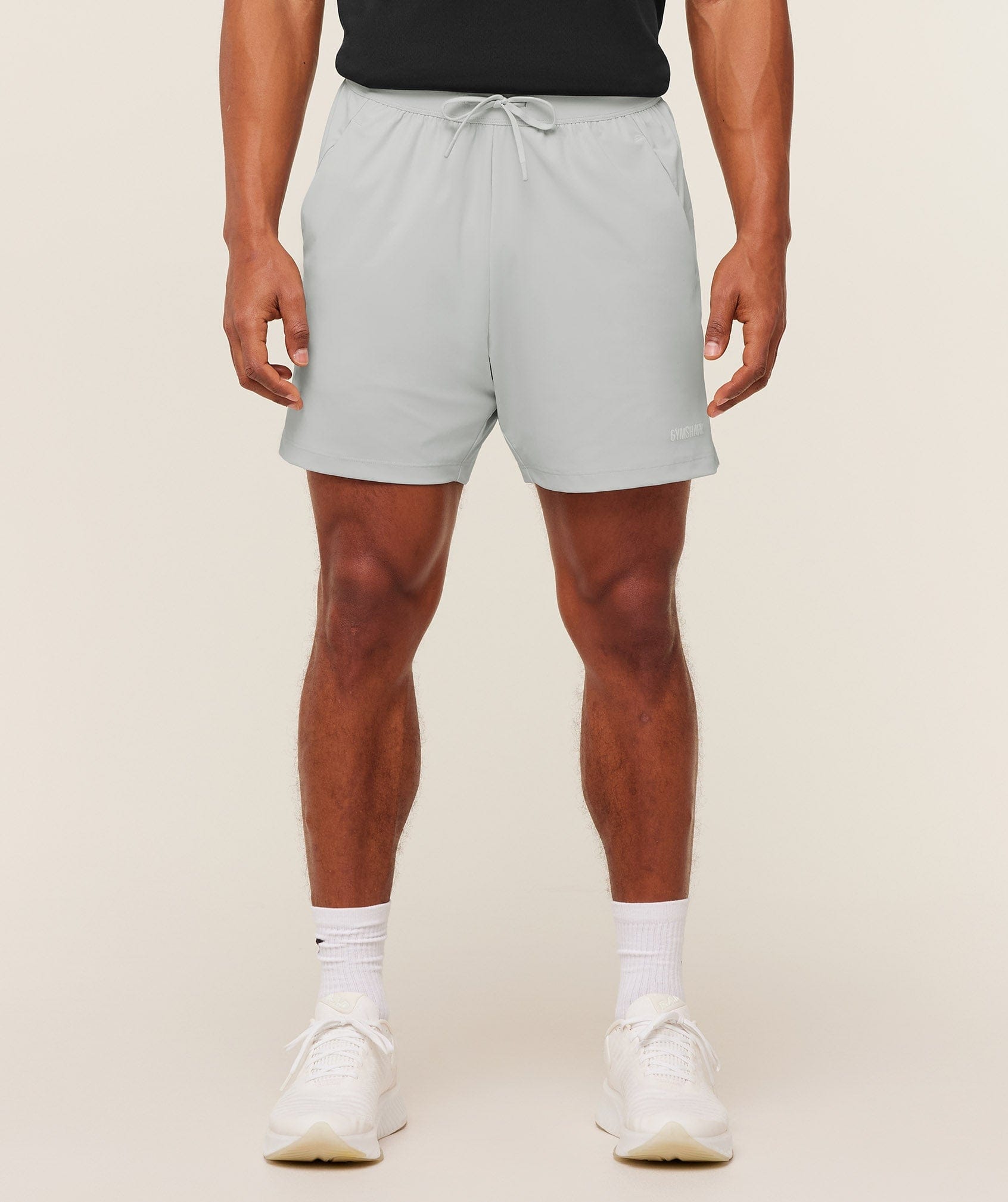 Gymshark Active Rest 6" Shorts Light Grey