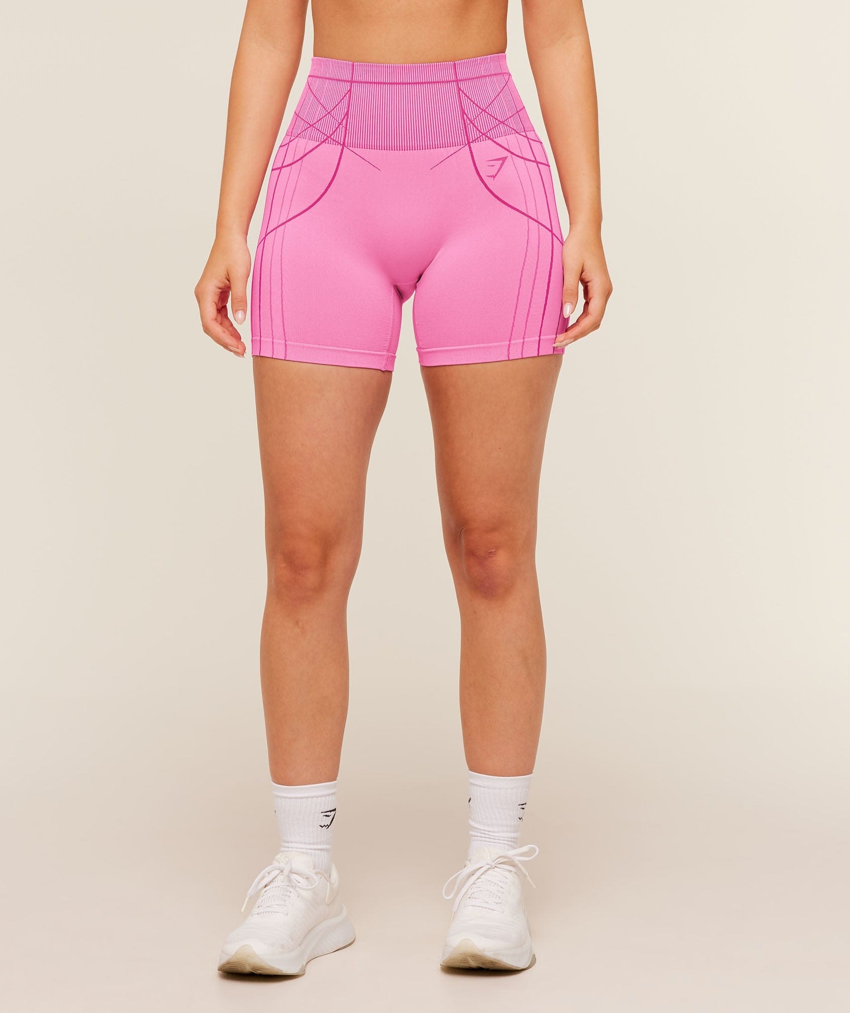 Gymshark Women's Gymshark Apex Seamless Shorts Focus Pink