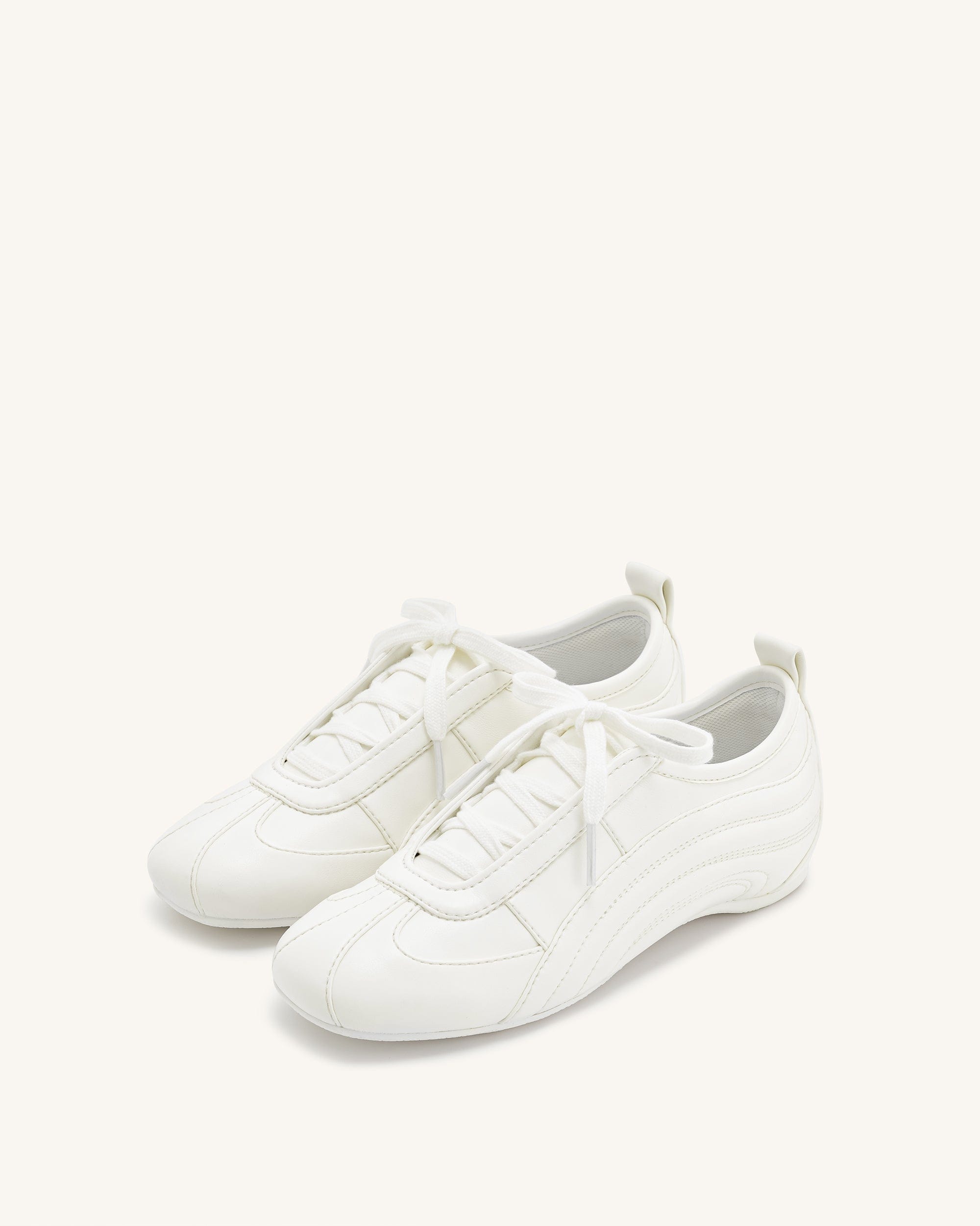 Jw Pei Ferne Streamlined Lustrous Sneakers White