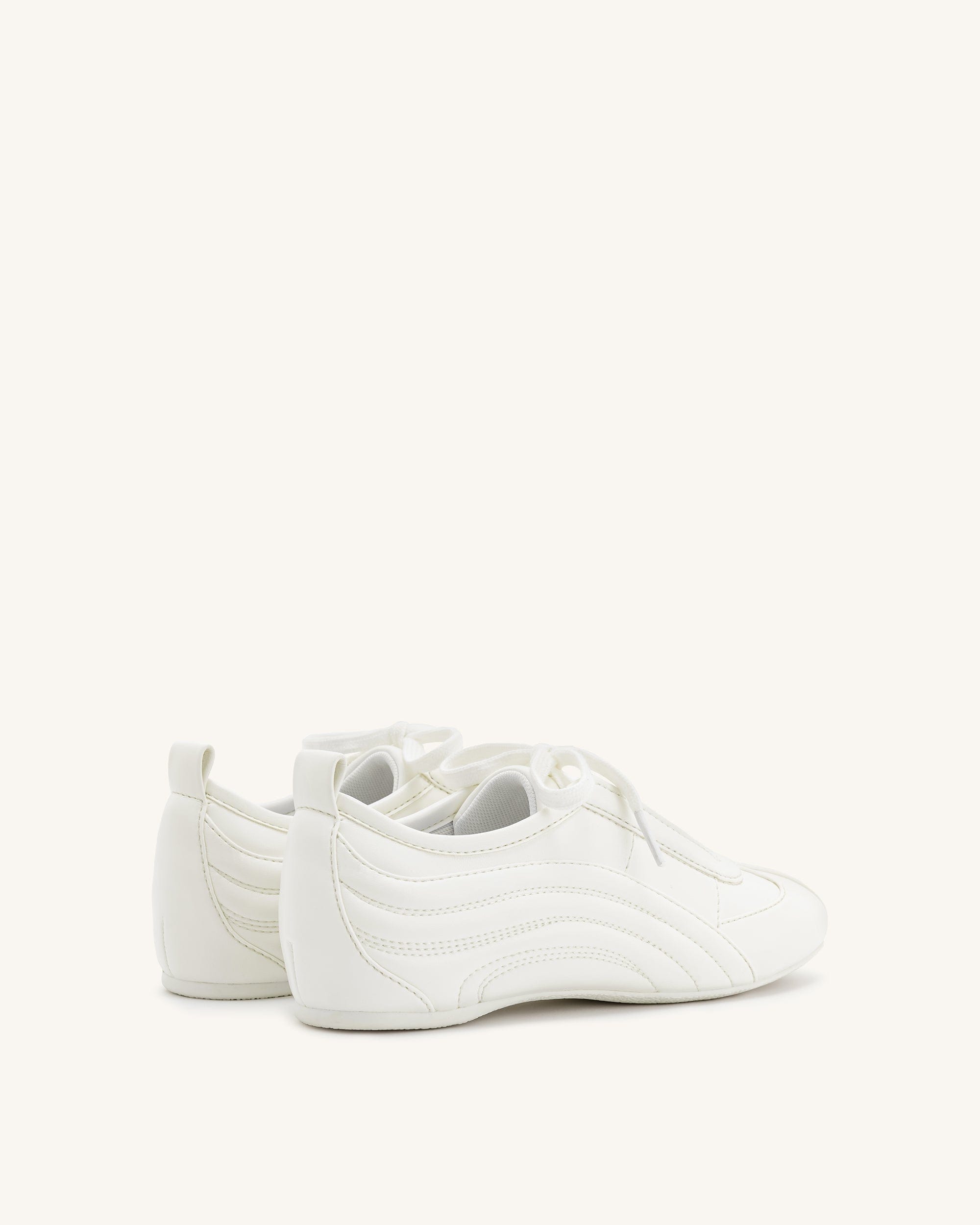 Jw Pei Ferne Streamlined Lustrous Sneakers White