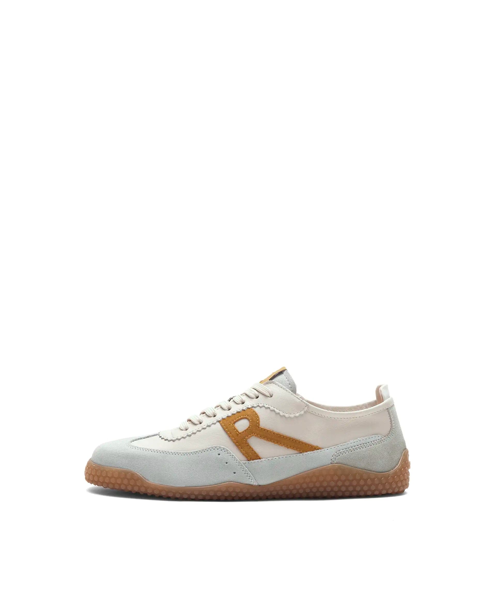RAREZ Rare Rabbit Men's Membo Mustard Leather Sneaker