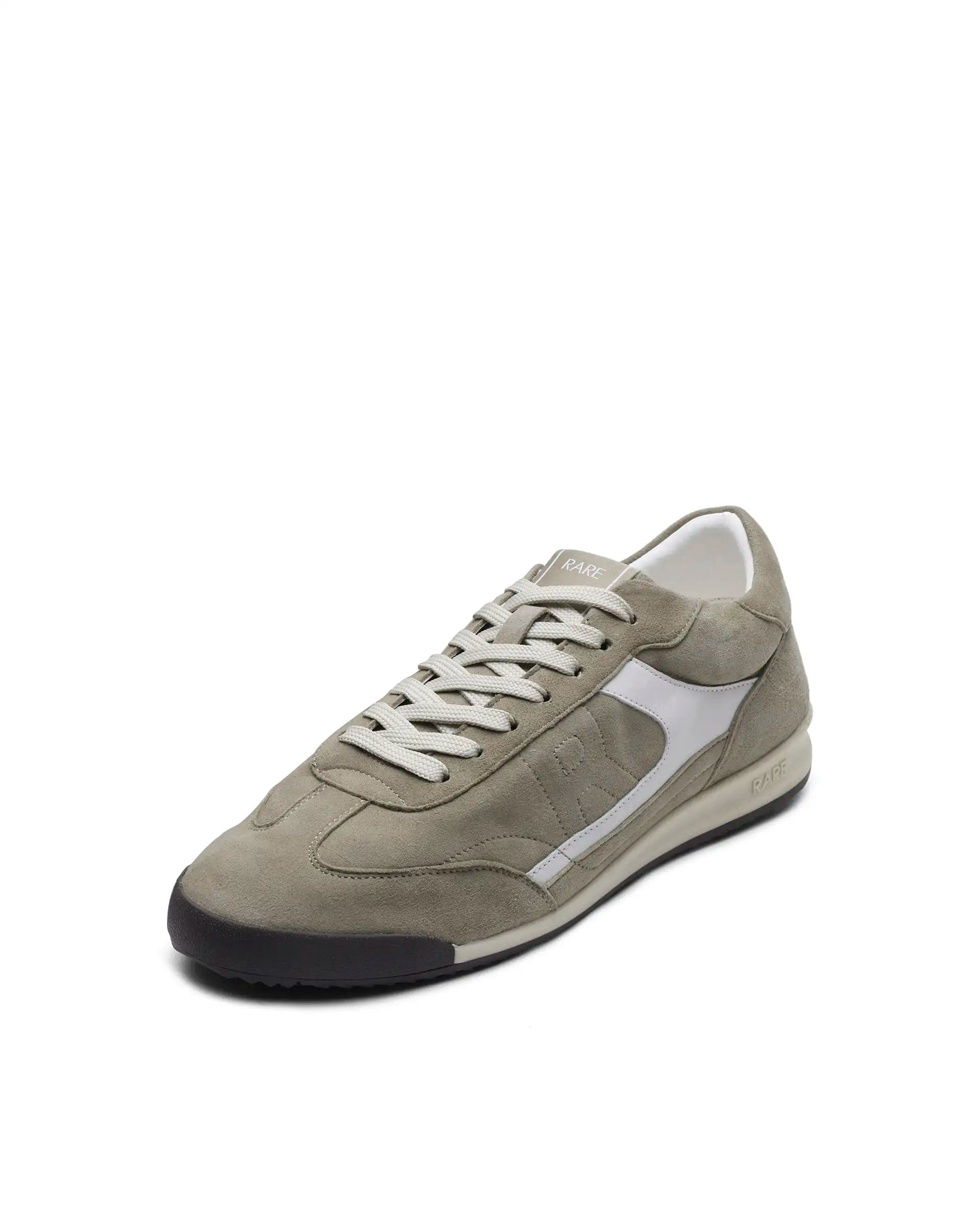 RAREZ Rare Rabbit Men's Flux Dark Fawn Suede Sneaker