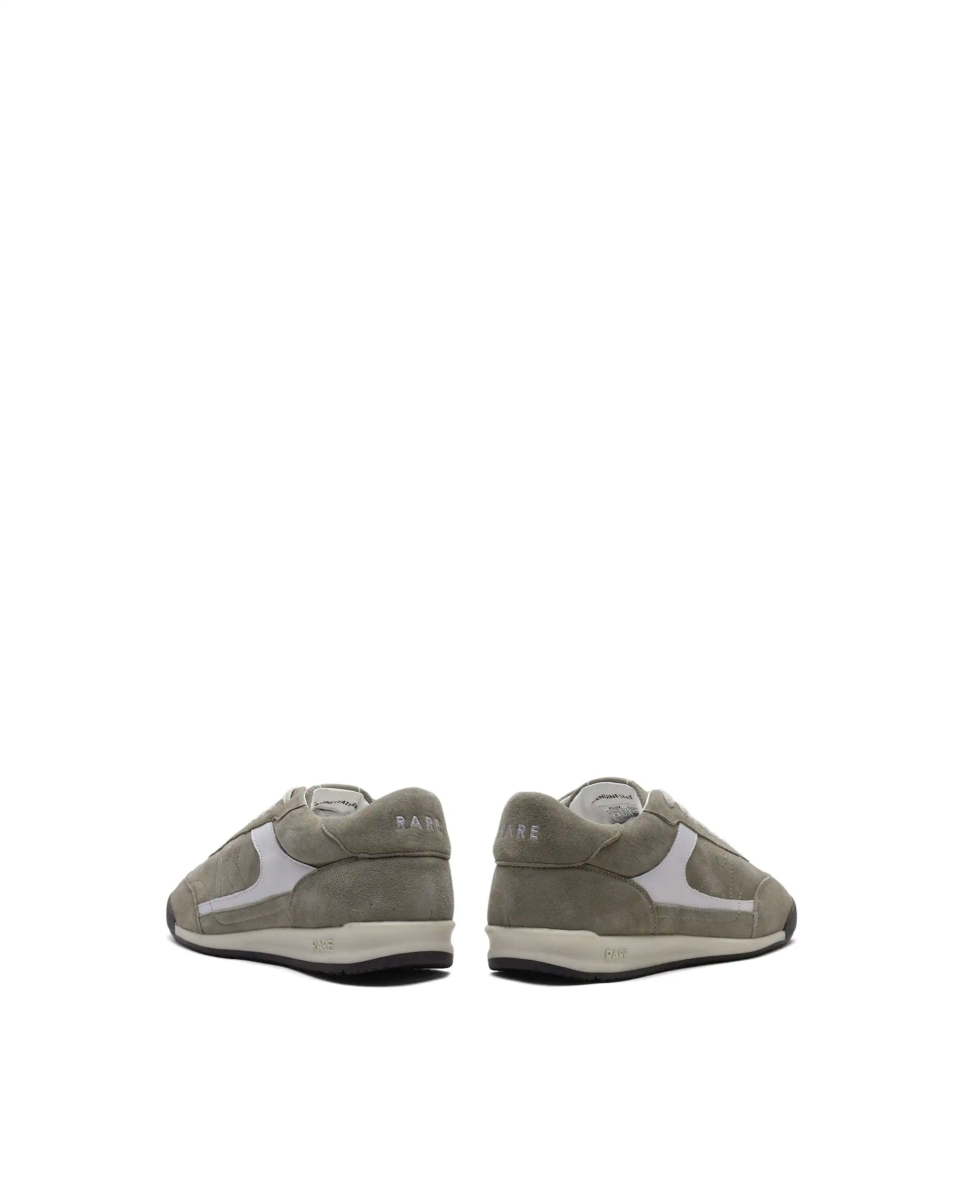 RAREZ Rare Rabbit Men's Flux Dark Fawn Suede Sneaker